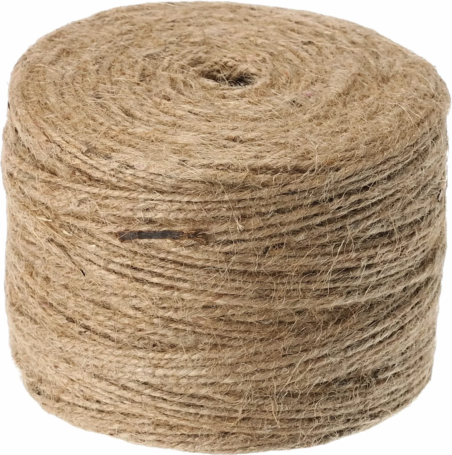 Rayher 4200331 Cuerda yute color natural, 3 cabos, 3.5 mm diámetro, 280 m. Cordel yute resistente