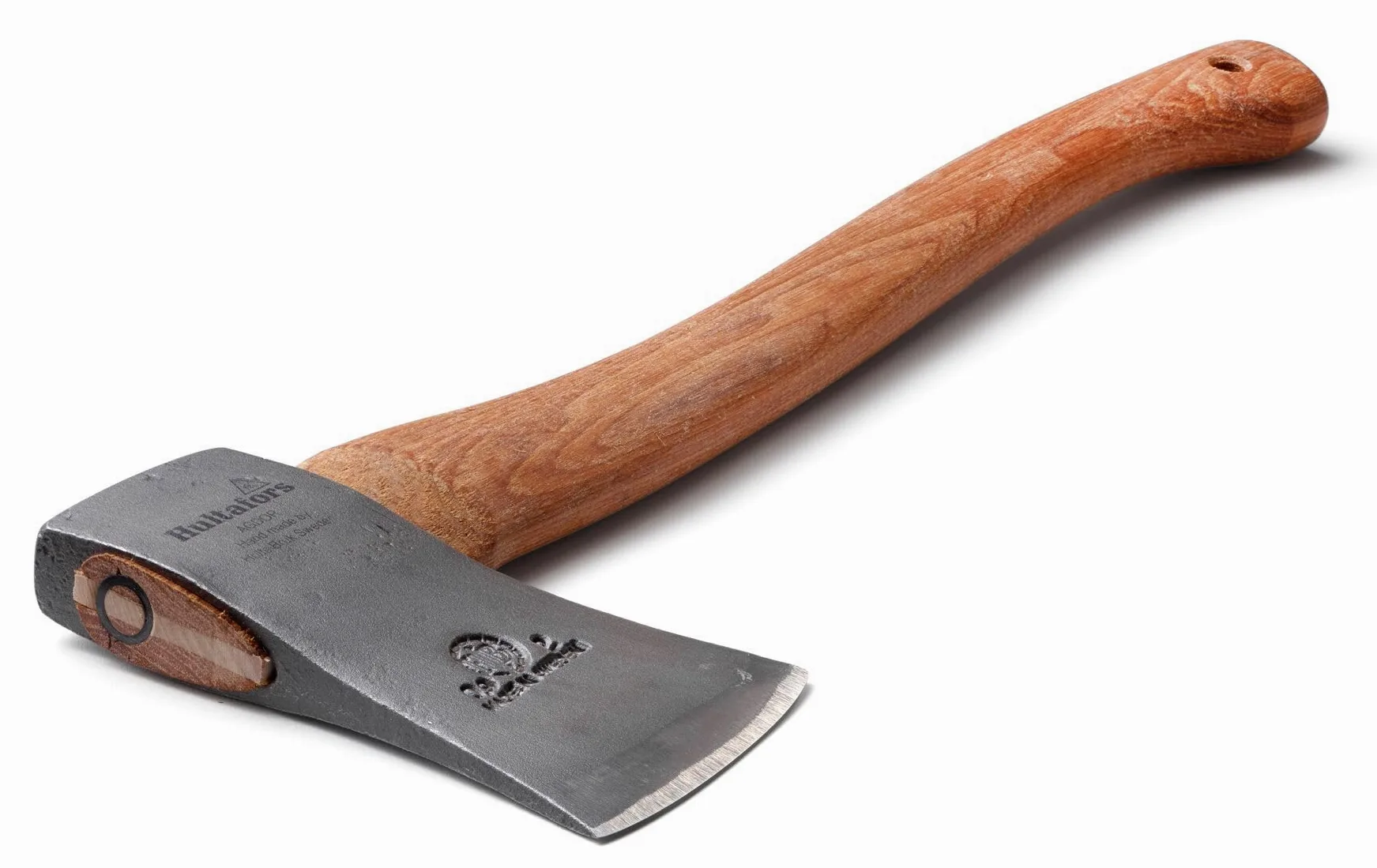 Hacha forjada a Mano de 535 mm de Hierro Forjado | Hultafors | Forjada en Suecia | 1315 g. Hacha de Gama Alta con Mango de Madera de Nogal Americano | Reafilable | 840086