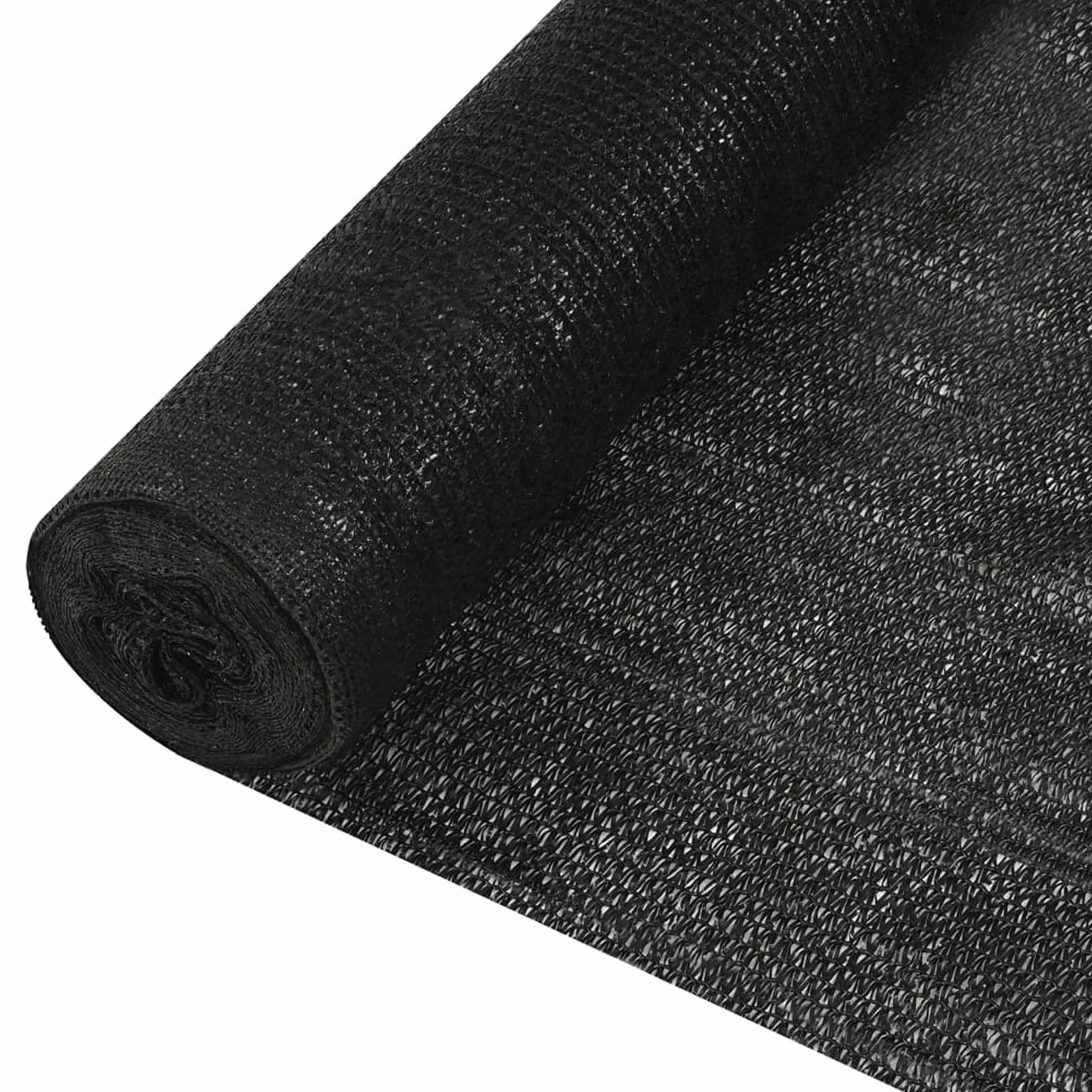 Homgoday Red de privacidad HDPE Negro 1,5x25 m 150 g/m² Privacidad de Balcón y Pantallas Protección UV,Impermeable,Malla de Ocultación para Jardín Exterior,Resistente al Viento