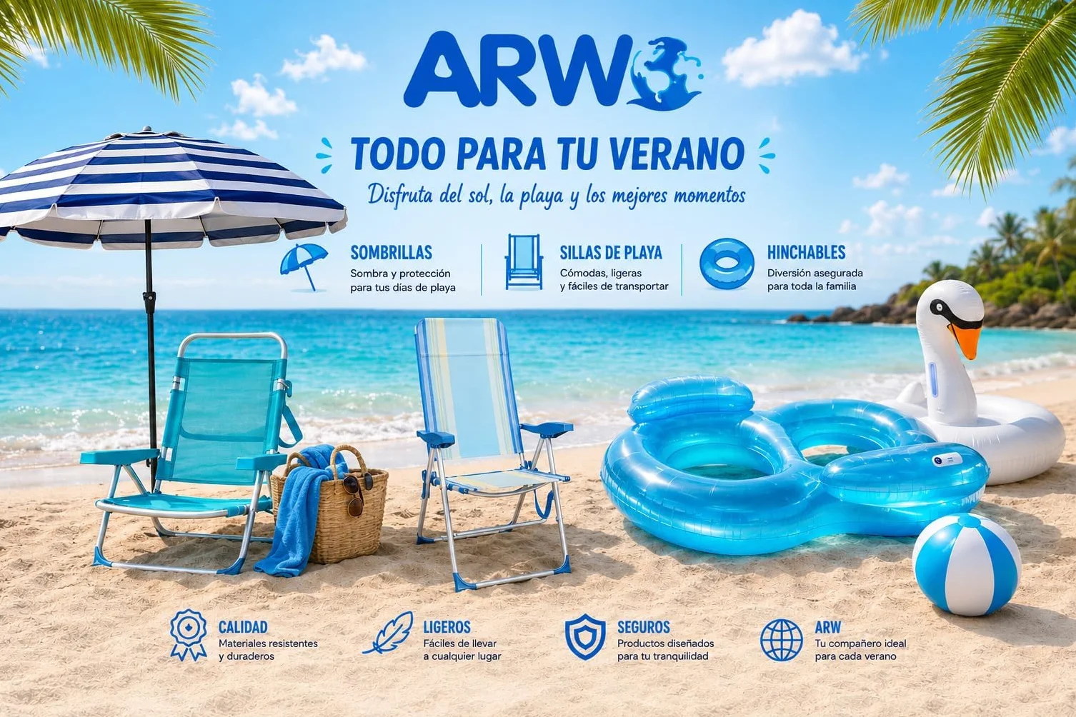 Creaciones Llopis Silla de Playa, Piscina, Camping o Jardín Plegable y Reclinable Diferentes Tamaños Aluminio Brillo 5 Posiciones (Silla Baja)