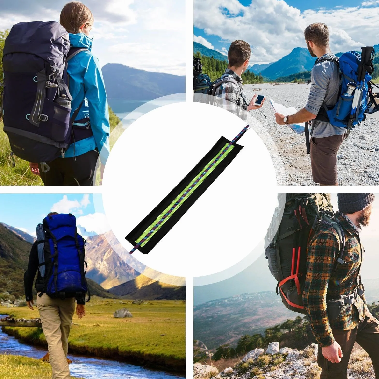 Protector De Cuerda De Escalada PVC Antiabrasión para Montañismo Y Rapel