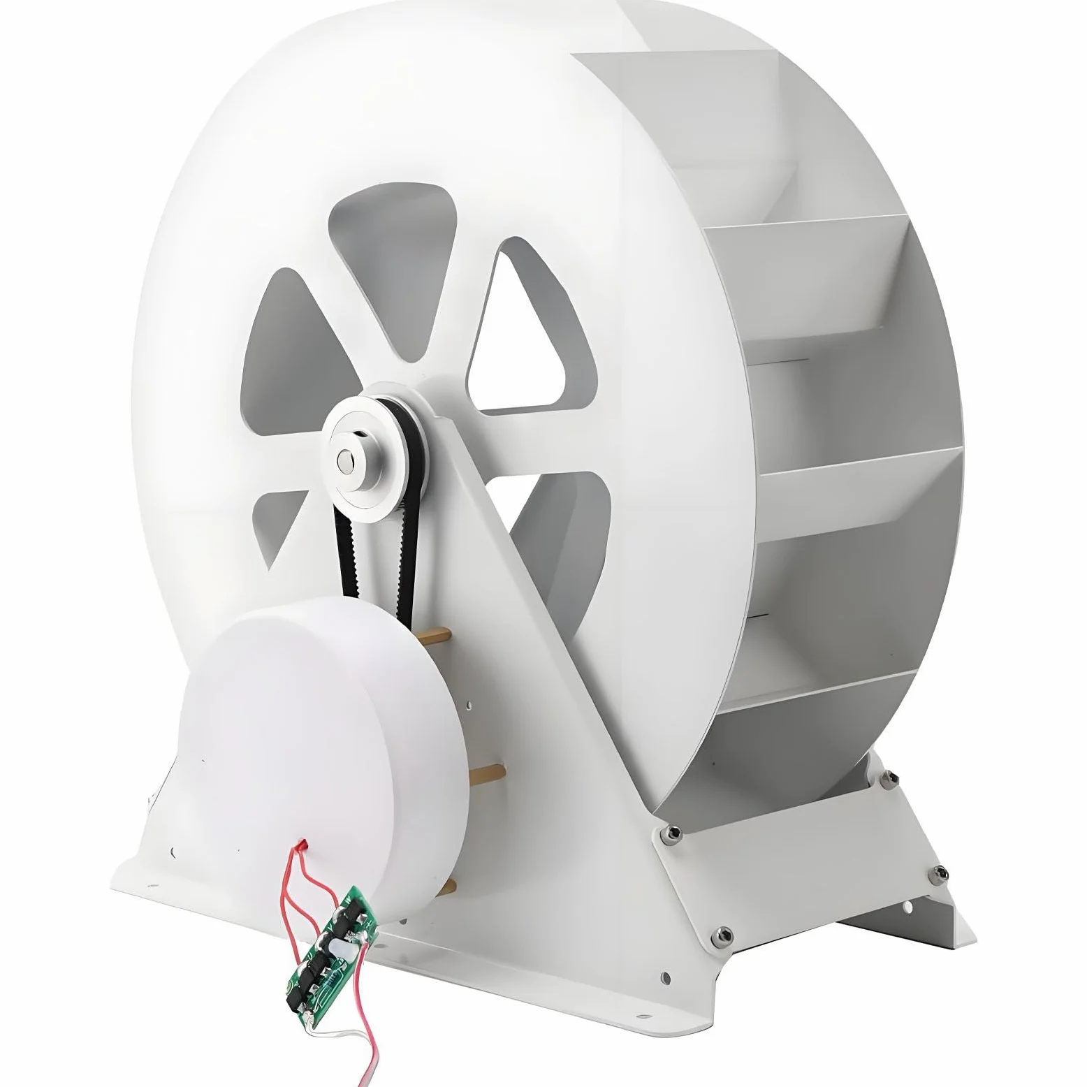 Generador hidroeléctrico portátil 50W | Generador de energía de rueda hidráulica de baja velocidad de 50 W/100 W para iluminación exterior