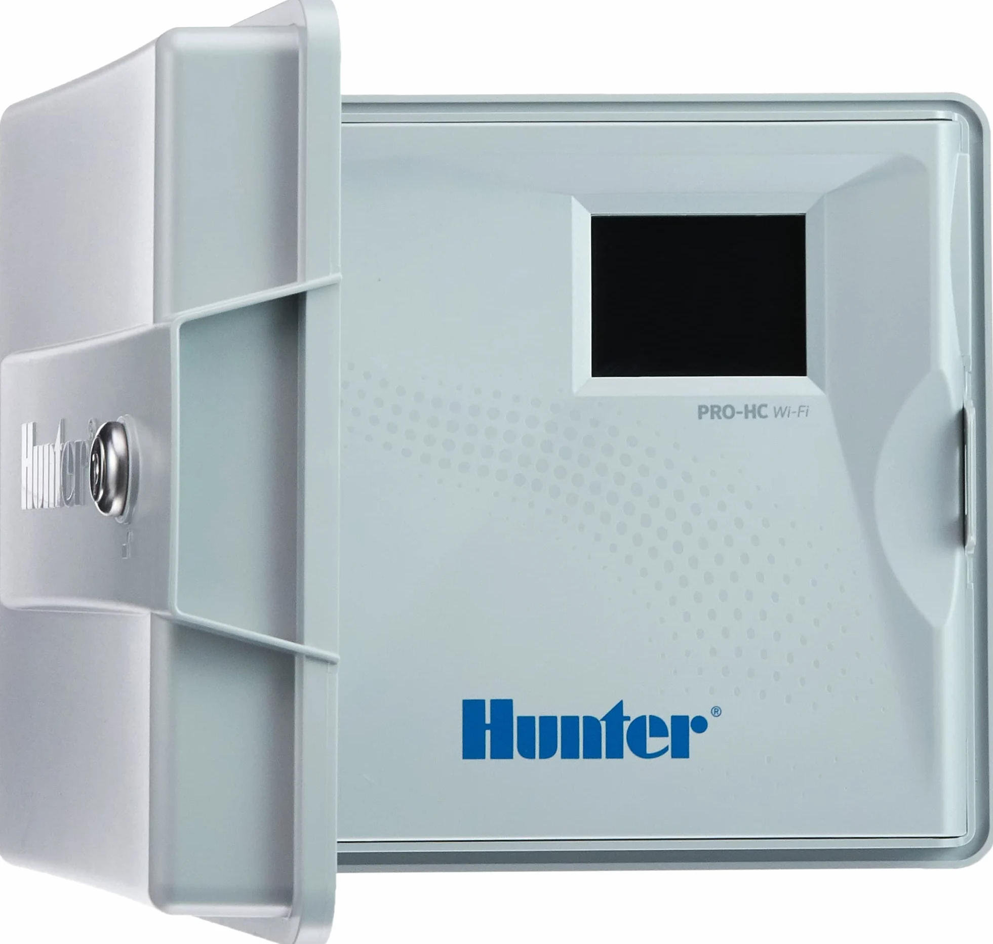Hunter Programador Hunter PHC1201, ordenador de riego de 12 estaciones, blanco, 23,00 x 25,00 x 10,00 cm