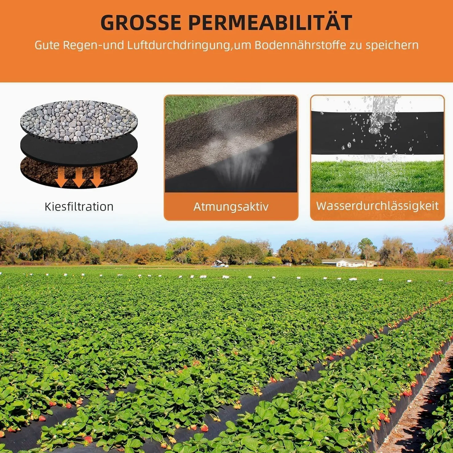 Garvee Malla Geotextil No Tejida 0.915 x 91.44m, Tela Anti Hierbas de 170g/m² de Alta Resistencia para Paisajismo, Drenaje y Estabilización de Suelos en Caminos y Jardines, Color Negro Profesional