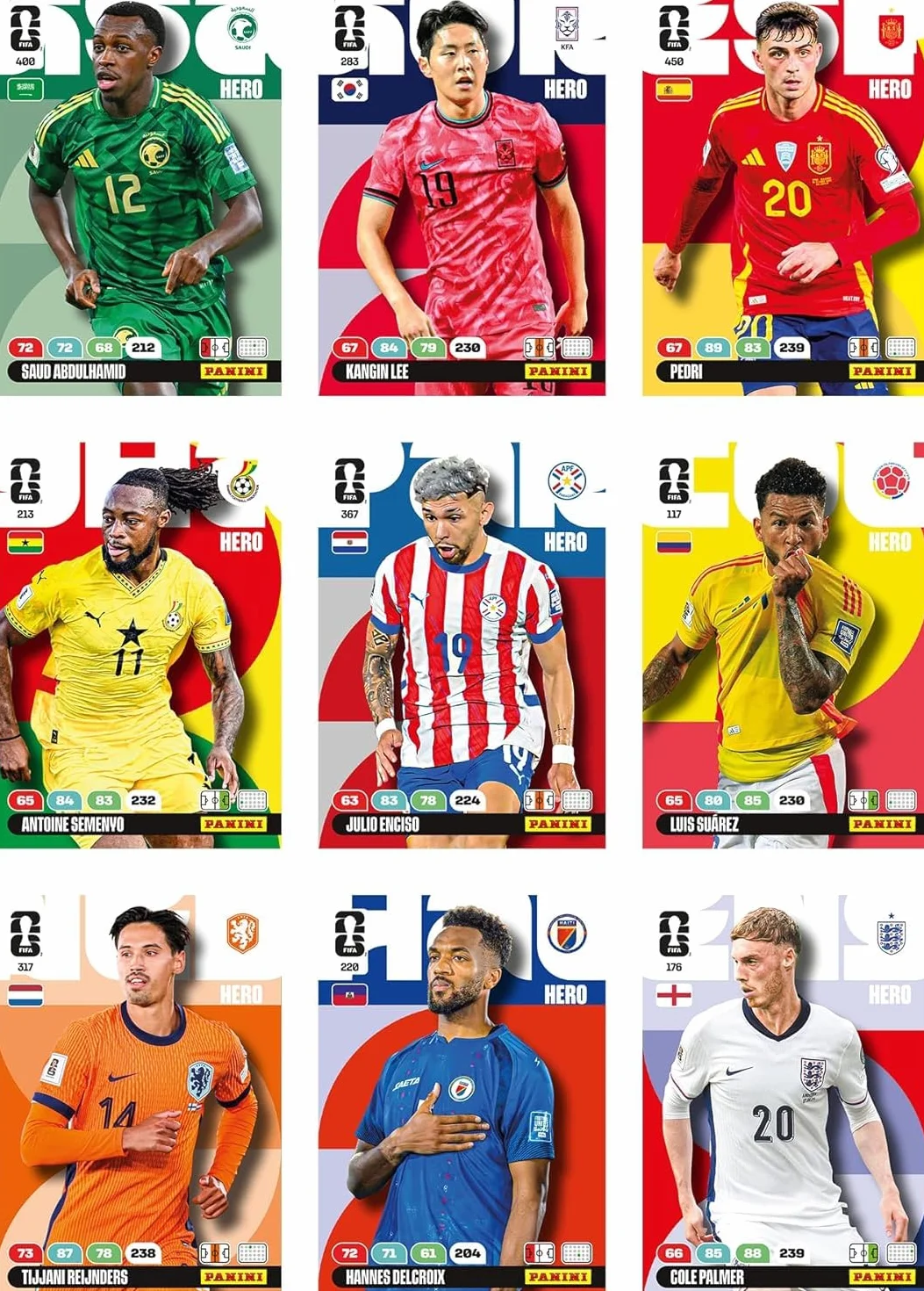 Copa Mundial FIFA 2026 Juego Tarjetas Comerciales Bolsa Premium 4 Edición Limitada