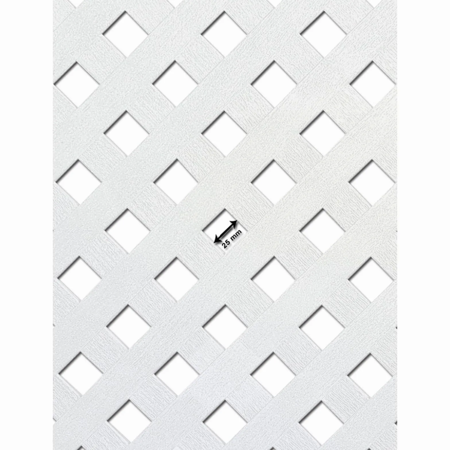 NORTENE Panel Decorativo Pp Privat Blanco Polipropileno Decorativa 1X2M 25mm
