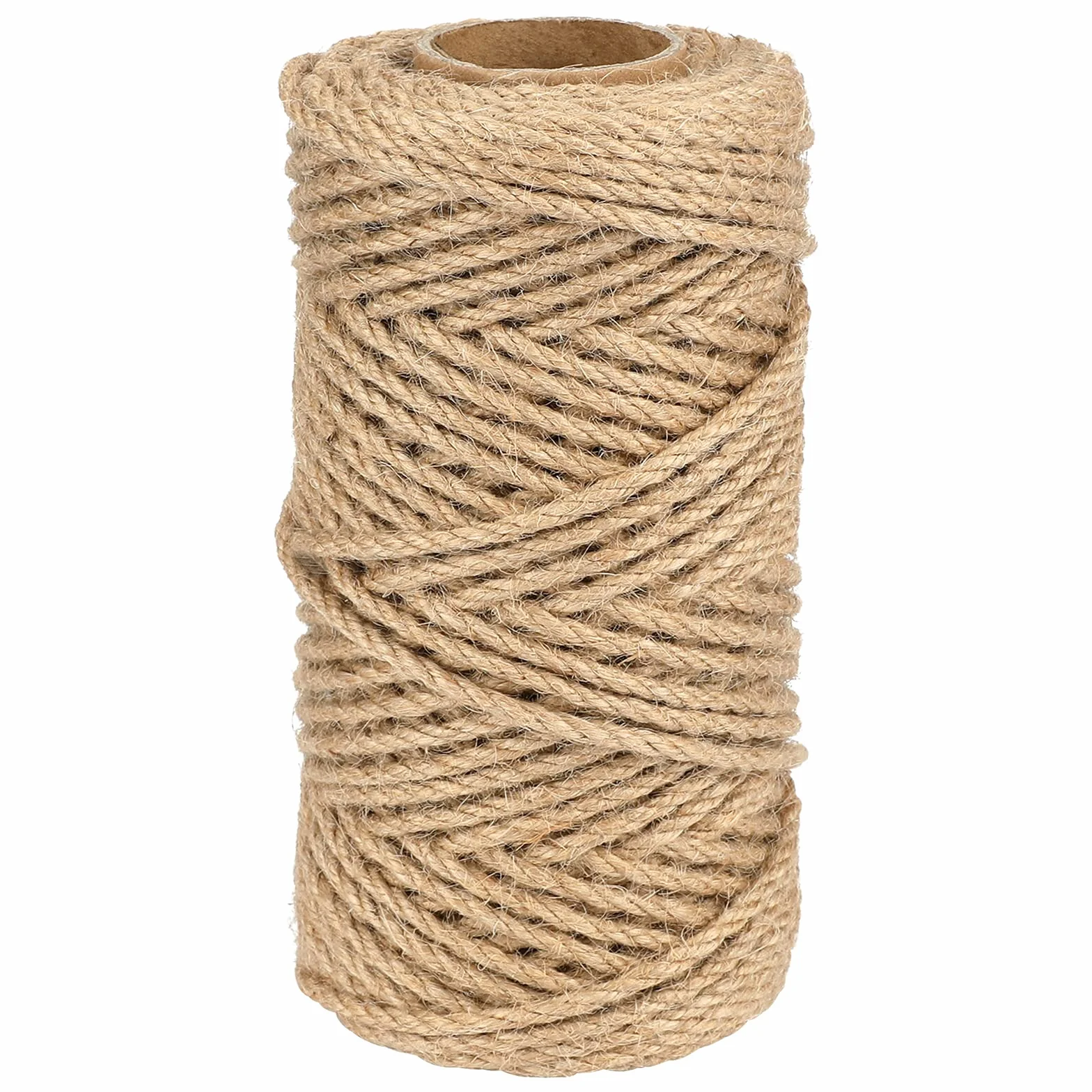 G2PLUS 50M Cuerda de Yute Cuerda Cañamo 4MM Cordel Cuerda Yute Gruesa Cuerda para el Hogar,Jardinería y Decoración