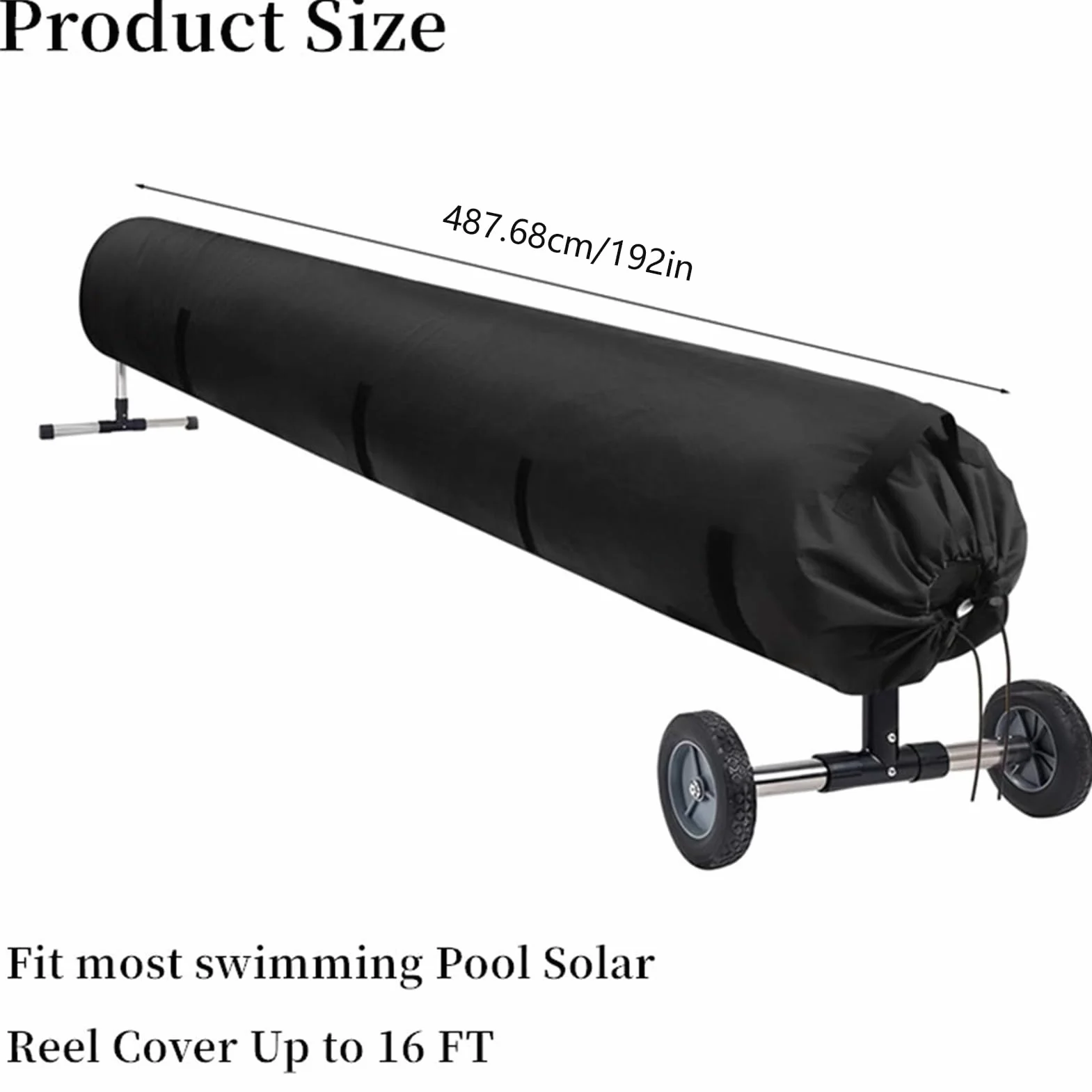 Funda para enrollador de piscina – tela Oxford lona solar protección carrete | Accesorios exteriores guardabarros de suelo – para jardín patio trasero