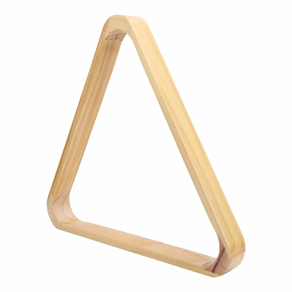 Estante para Bolas de Billar Triángulo de 8 Bolas de Madera Resistente
