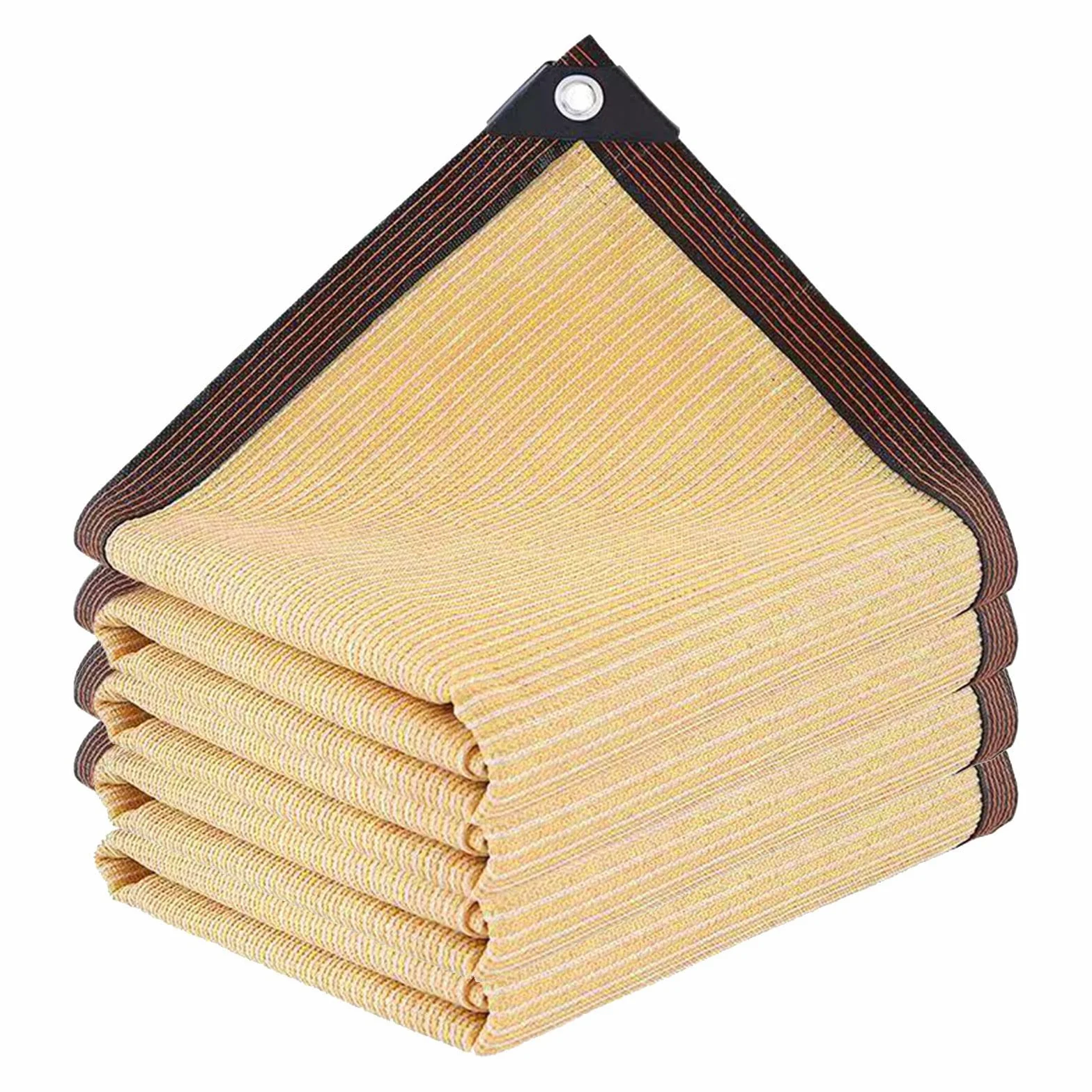Paño de sombra solar – Cubierta de malla para sombra de jardín con ojales para pérgola al aire libre, patio, terraza, plantas, invernadero, gallinero, piscina (10 x 12 pies)