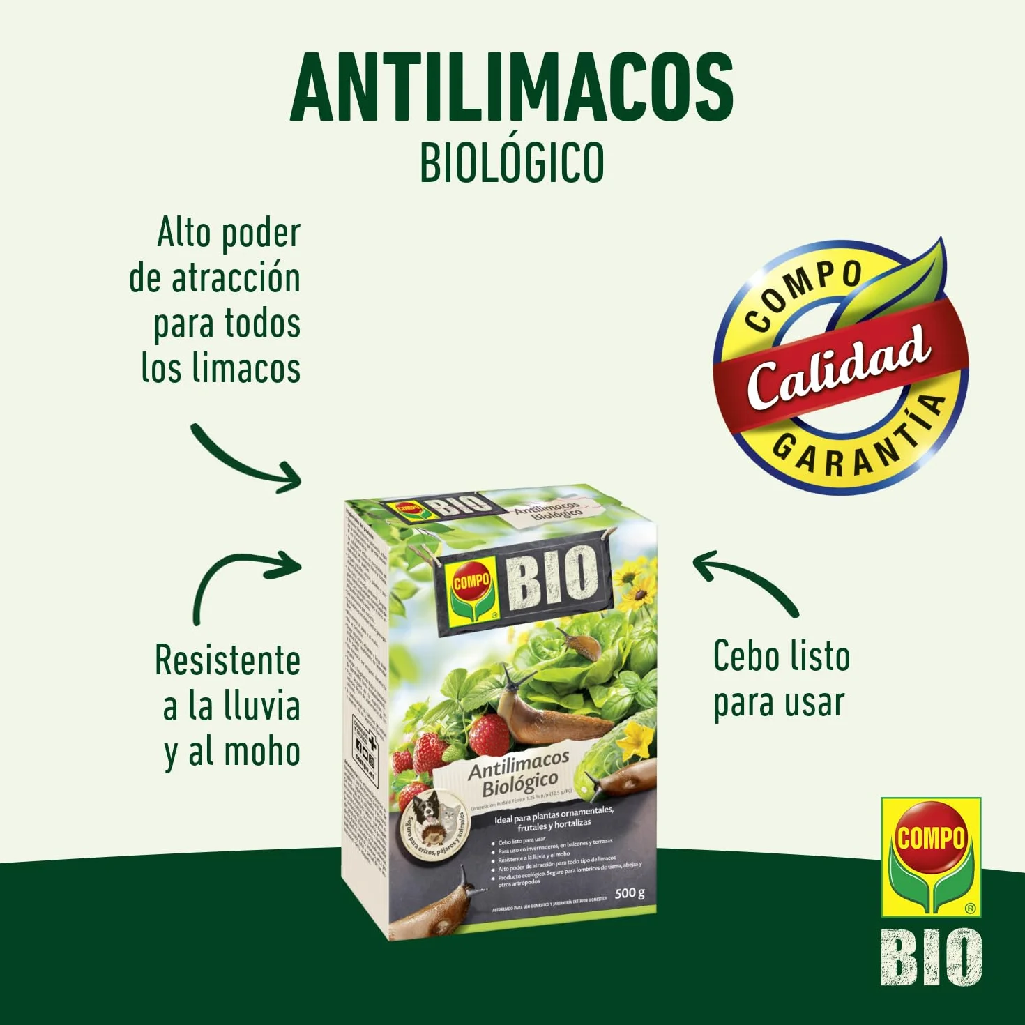 COMPO Antilimacos Biológico 500 g