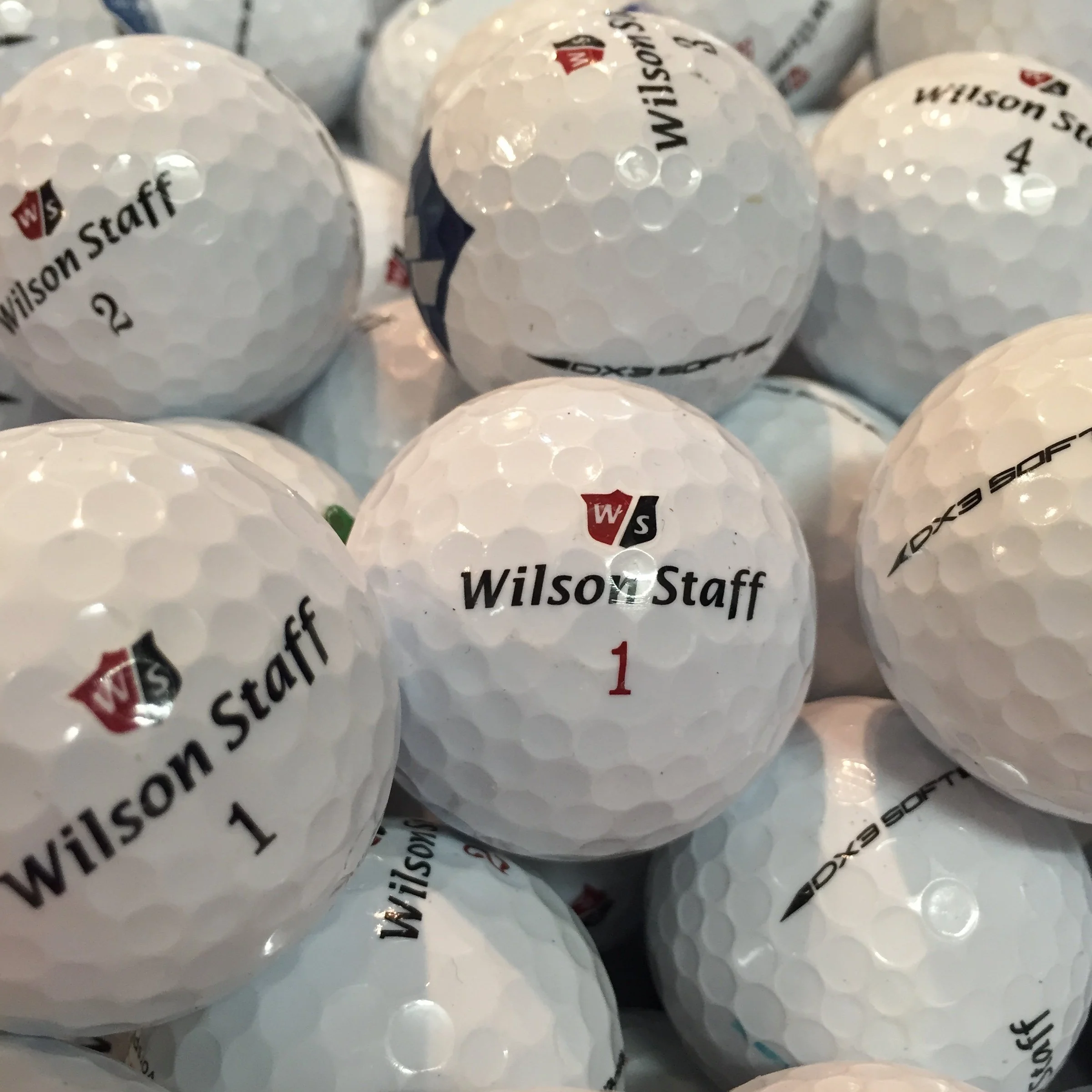 Wilson Pelotas de golf DX2 DX3 100 unidades AAA AAAA
