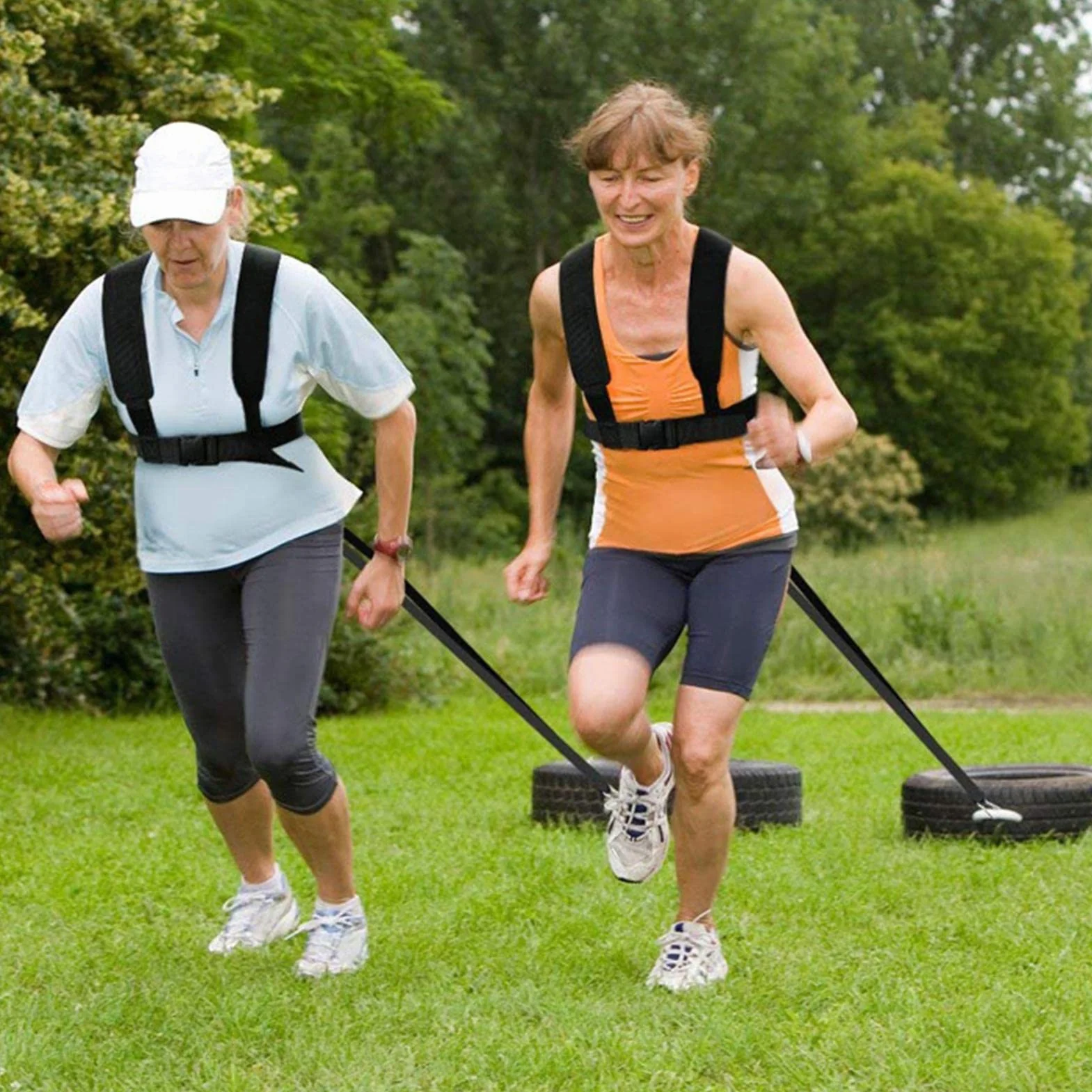 Arnés De Trineo para Tirar Multiusos Correas Ajustables Entrenamiento De Fuerza