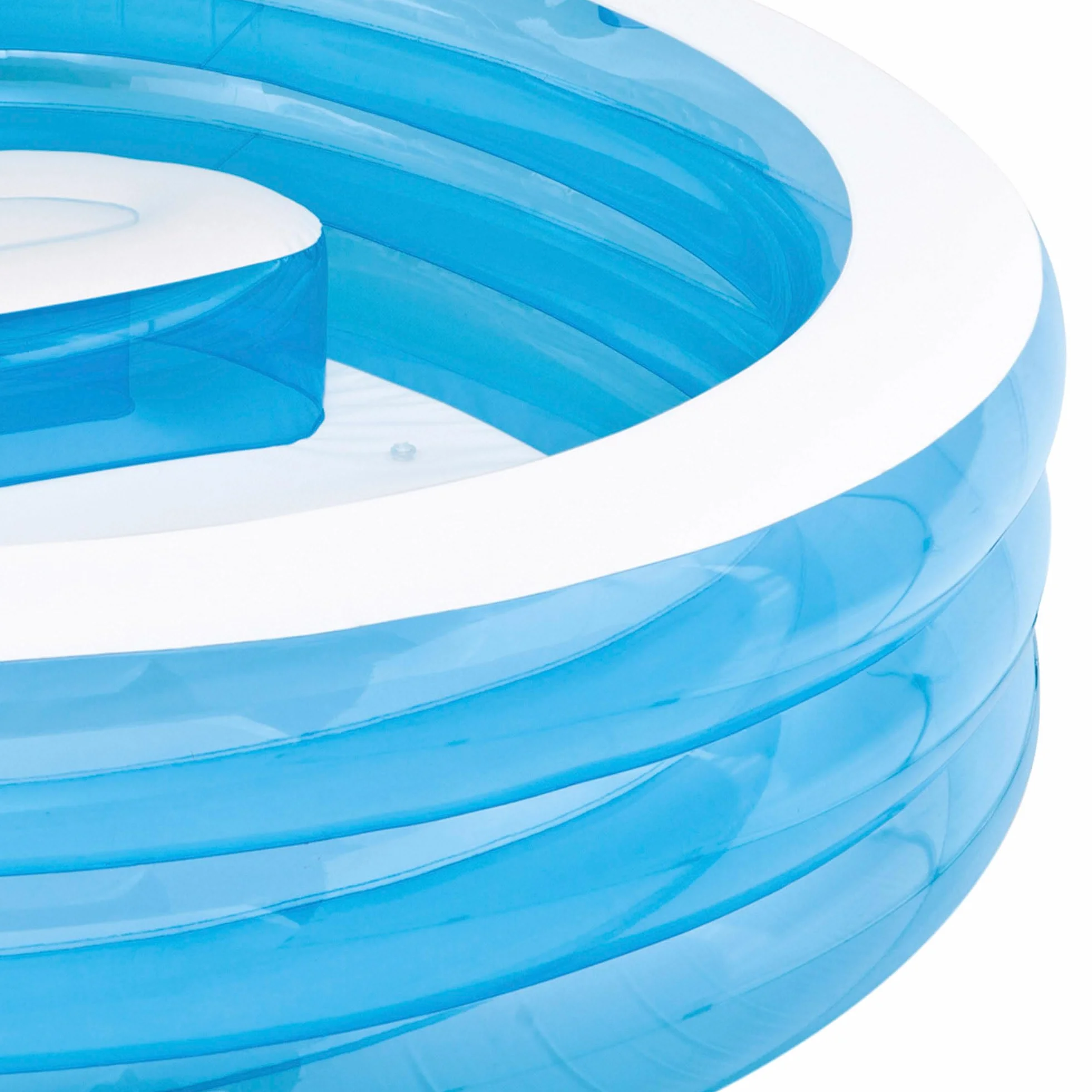 Intex Piscina hinchable redonda con respaldo, 229x218x79 cm, 590 litros, 2 cámaras de aire, 2 portabebidas, Tapón de desagüe, Vinilo resistente, Parche de reparación, +3 años, Diversión verano (57190)