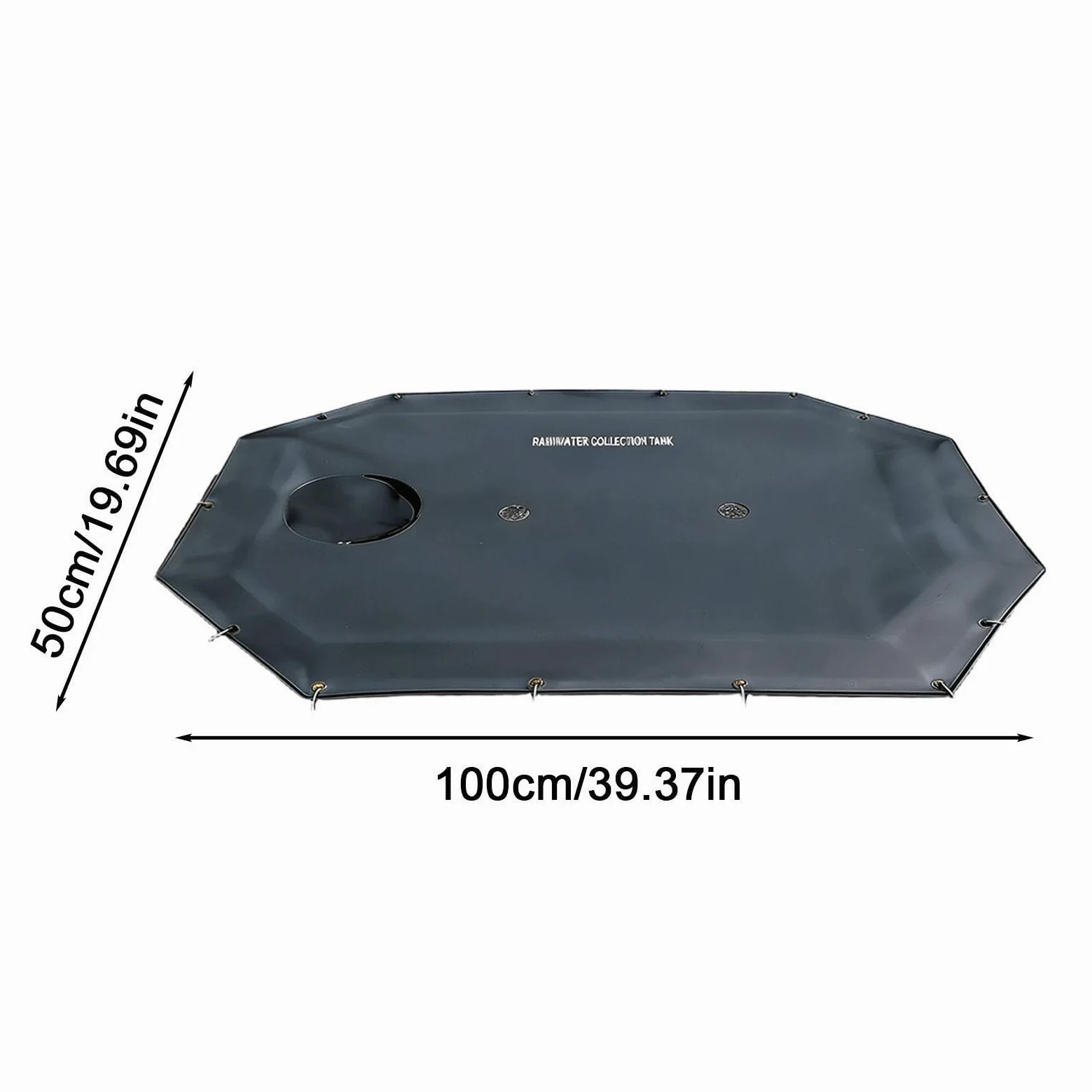 de Recogida de Lluvia Almacenamiento Subterráneo de Lluvia | Colector de agua para exteriores para Jardín Patio Trasero Césped Terraza Entrada Automóviles Pasarela Parterre