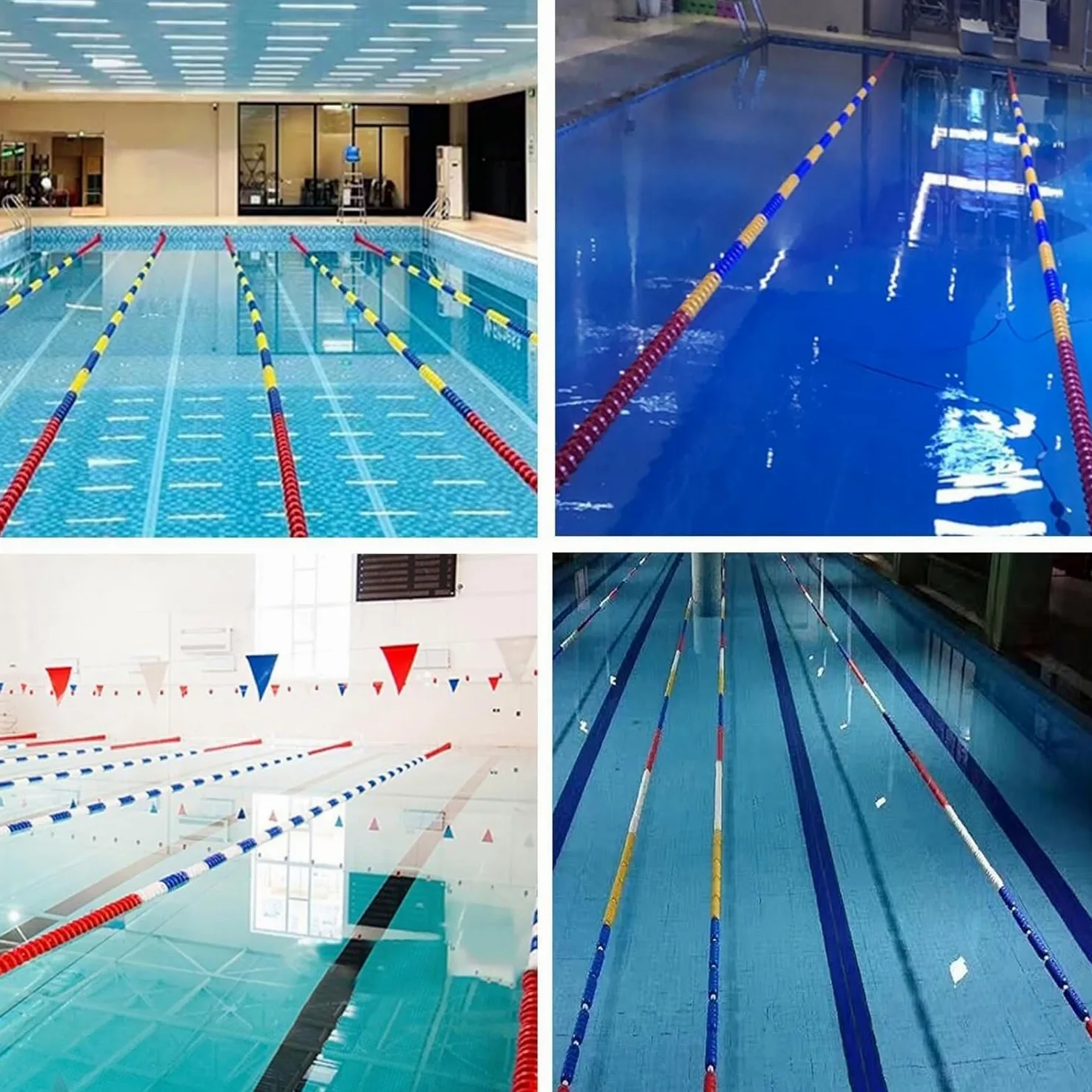Flotador de cuerda divisora de seguridad para piscina, línea flotante de boya para piscina enterrada, parque acuático, cuerda de nailon, 5 m