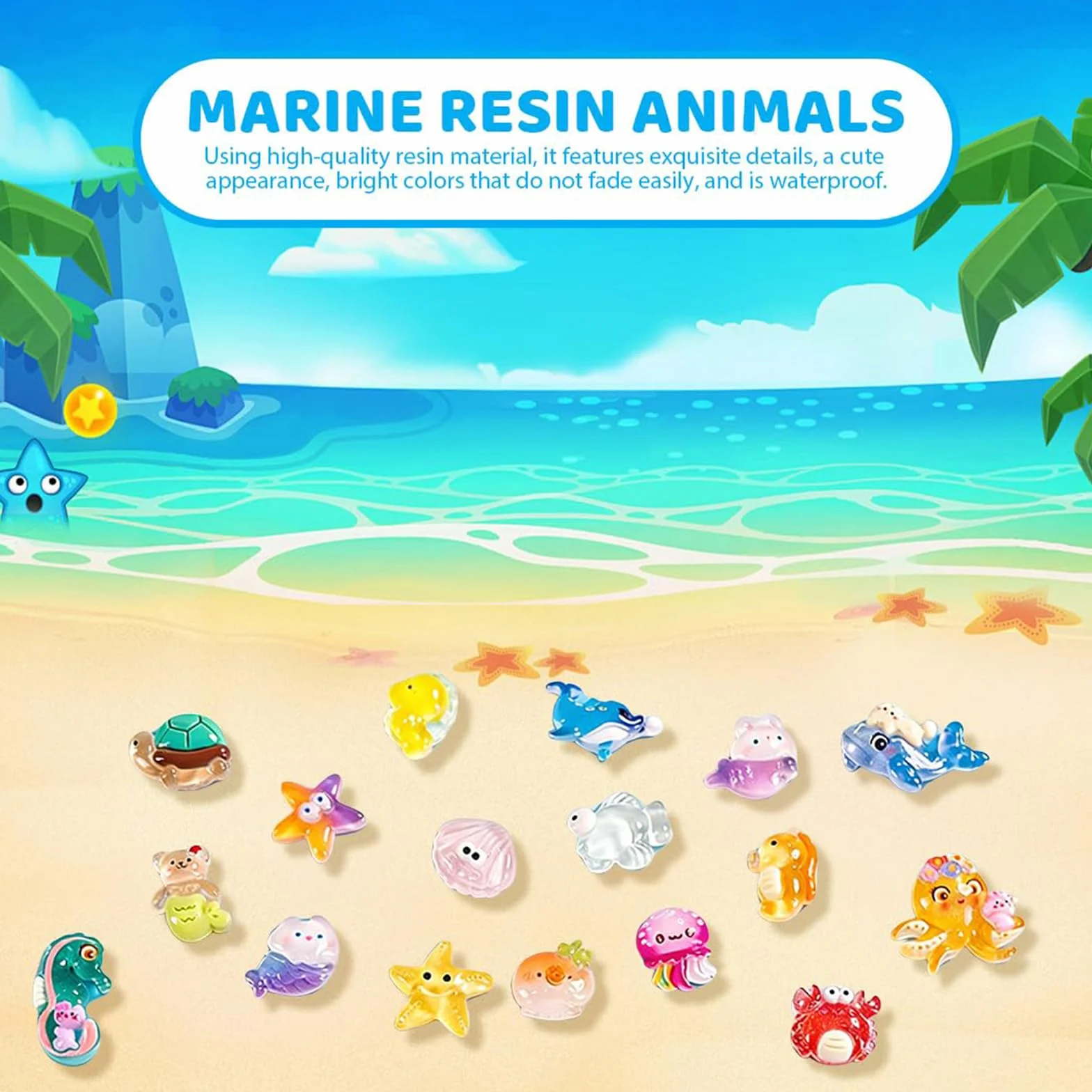 100 Mini Lotes Sorpresa de Animales Luminosos: Modelos de Resina Glow in The Dark, Figuras de Océano y Granja, Miniaturas para Decoración de Jardines Temáticos, Diseño Aleatorio