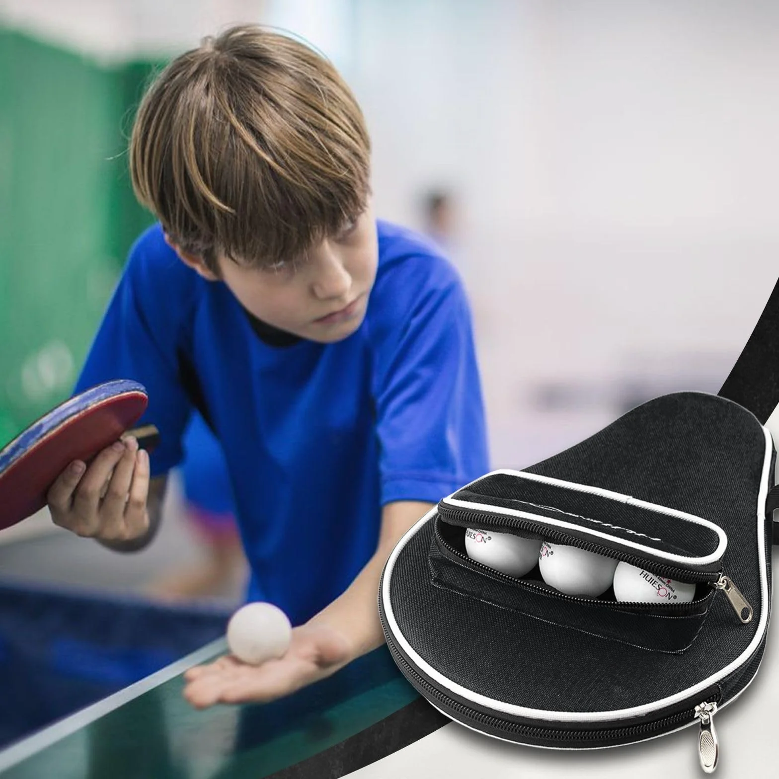 SULIUDAJI Funda para Raqueta de Tenis de Mesa 1 Pieza Bolsillo