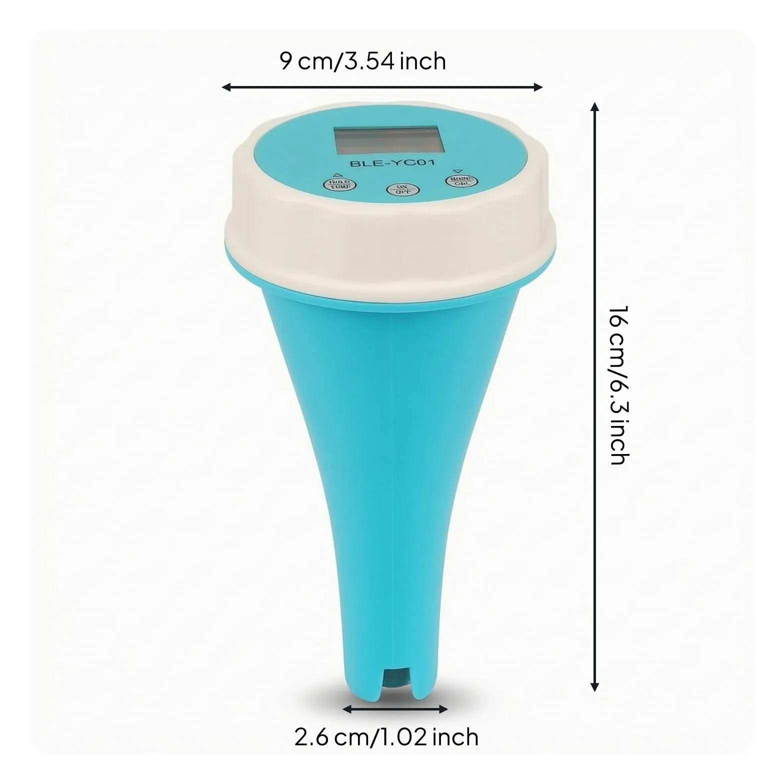 Harilla Industrial Medidor de Agua Ph ORP TDS Temperatura Conexión App Pantalla Digital Operación Sencilla Construcción Confiable Adecuado para Piscinas Spas