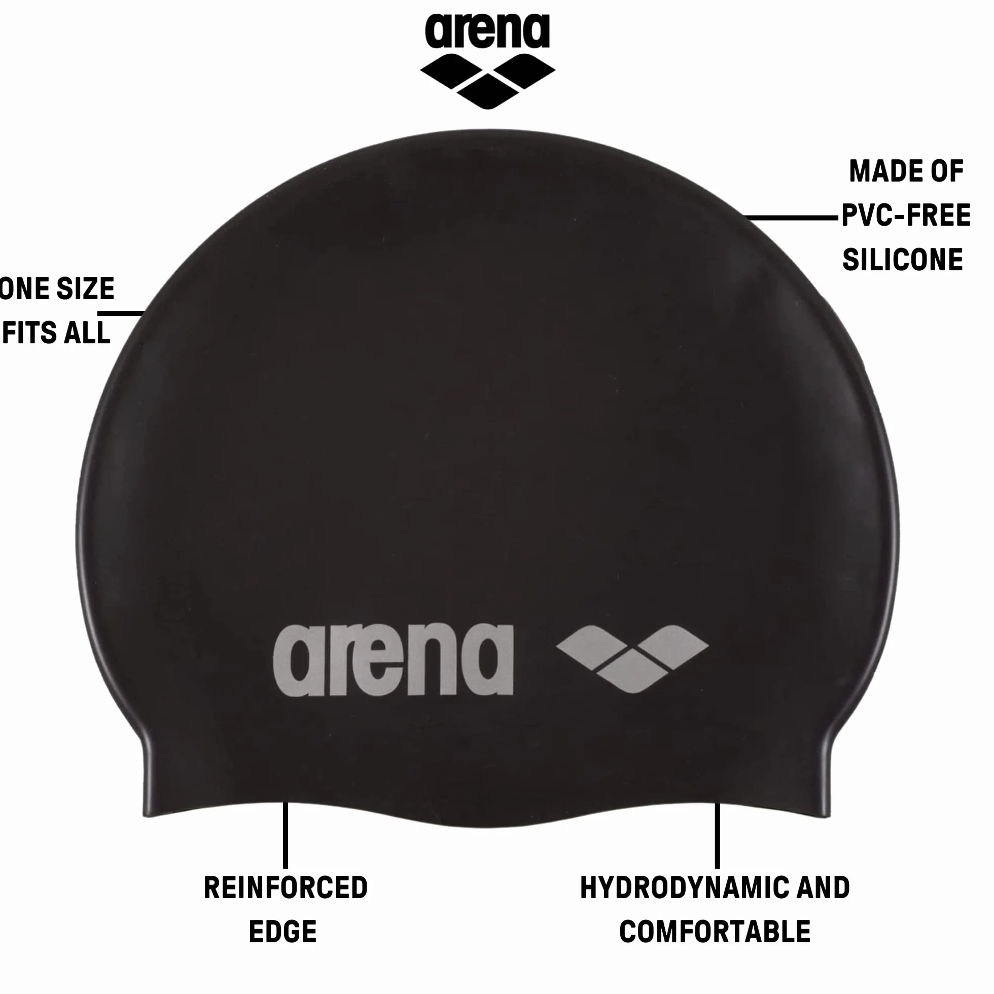 Arena Classic Silicone Swim Cap