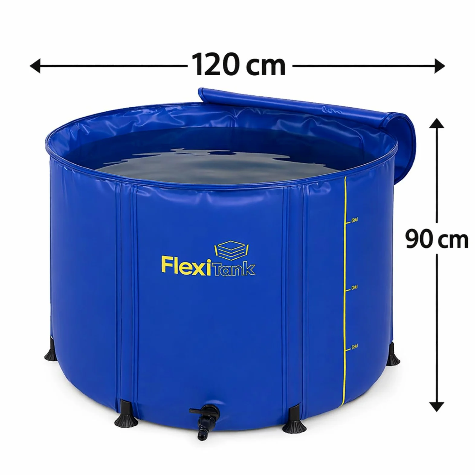Weedness Autopot Flexitank 225 litros – Depósito de agua de lluvia, barril de agua de lluvia, jardín (1000 litros)