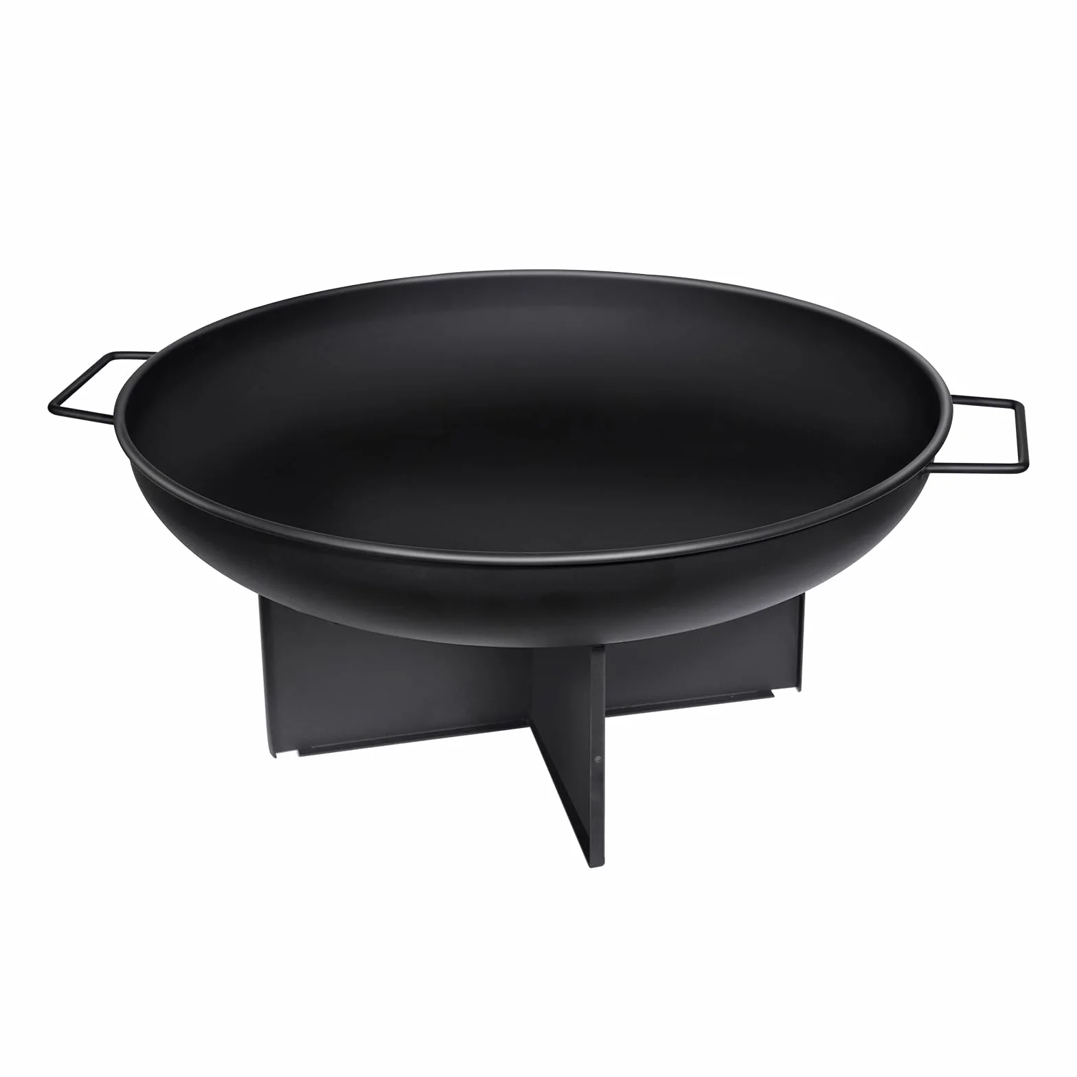 HYCHIKA Brasero Exterior 60cm para Jardín y Camping - Cuenco de Fuego Pozo Hoguera - Ideal para Exteriores y Outdoor Fire Pit