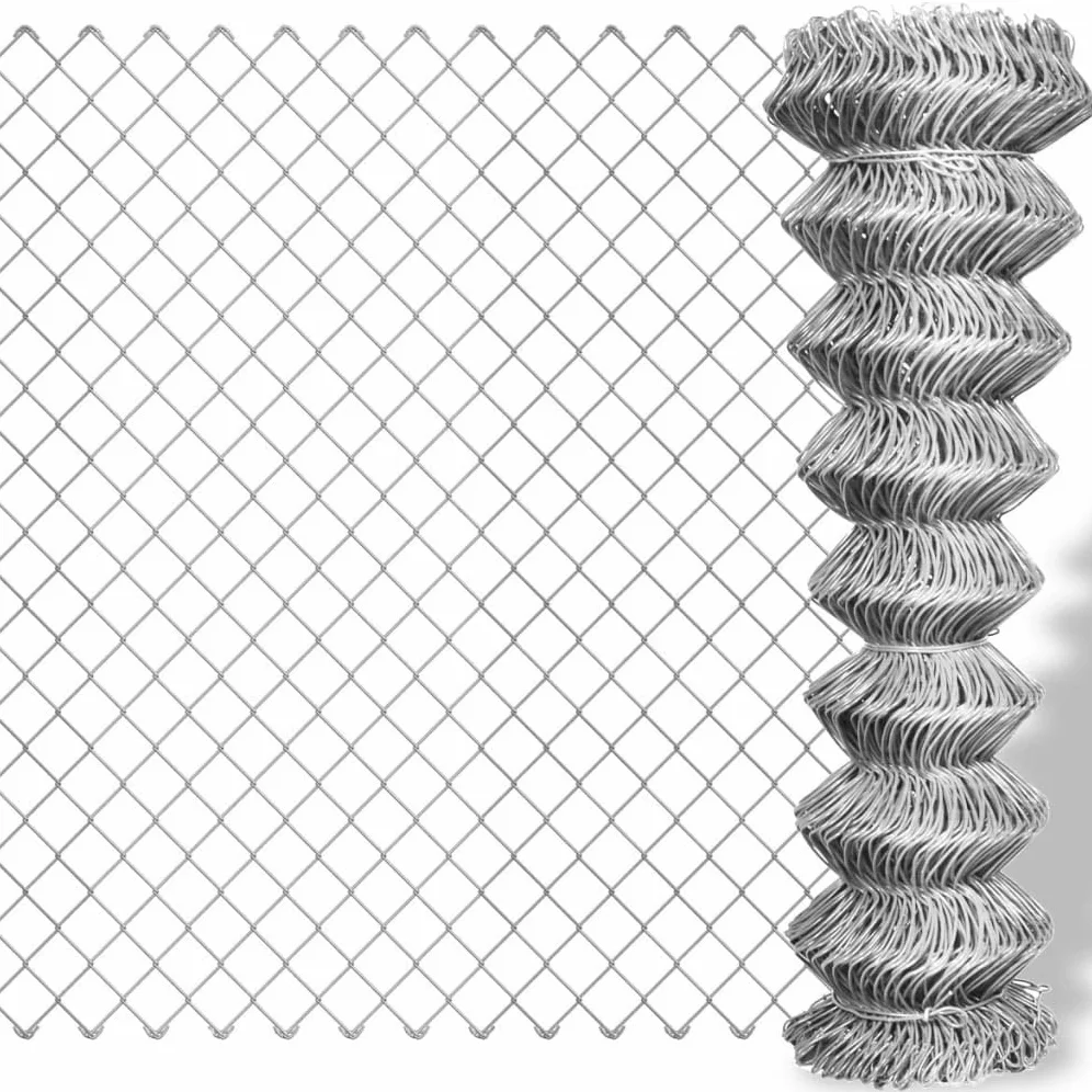 Valla de Tela metálica Acero galvanizado Plateado 15x1,25 m, Alambradas para Fincas, Malla Metalica, Alambre De Espino, Valla Metalica, Malla Ganadera, Malla Cinegética