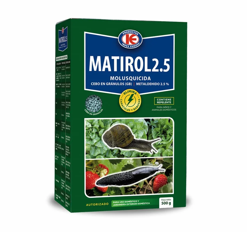 2.5 - contra Caracoles y babosas - 500 Gramos