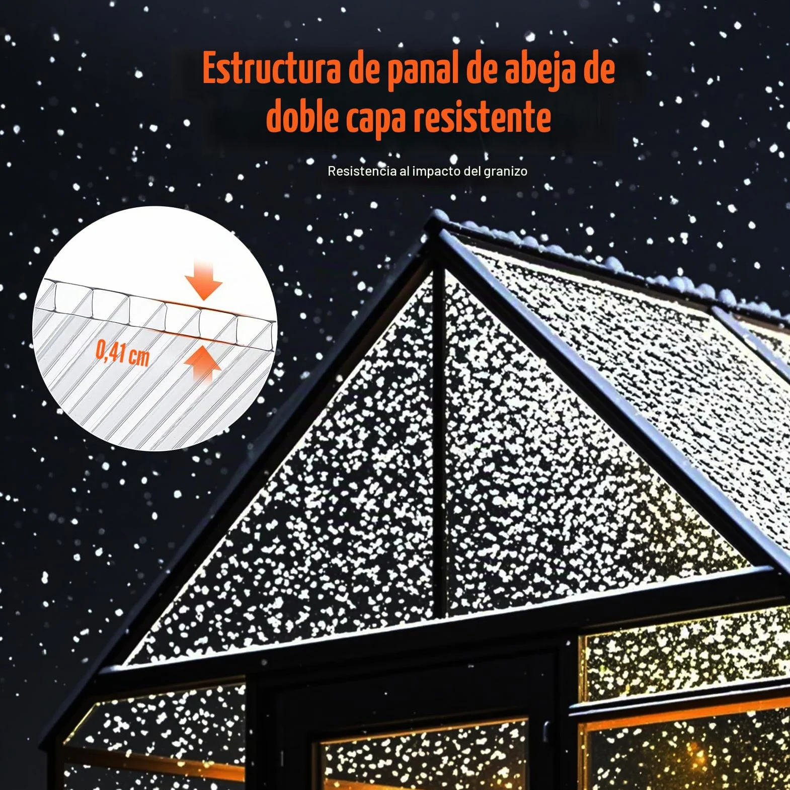 VEVOR Paneles de Policarbonato para Invernadero, Láminas de Plástico Corrugado con Protección UV Resistente al Agua, Resistentes al Impacto para Invernaderos y Jardines, 1210 x 605 x 4 mm, 24 uds