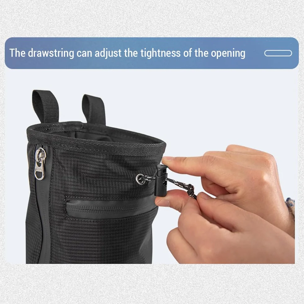 Bolsa de Almacenamiento de Polvo de Magnesio para Escalada y Levantamiento de Pesas con Cepillo