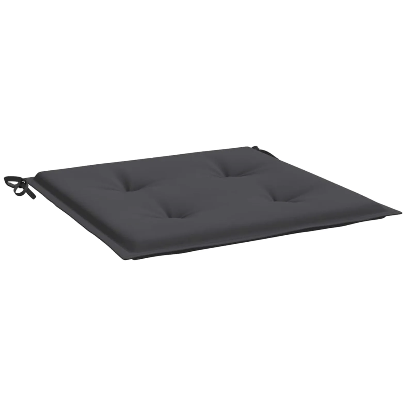 LAPOOH Cojines sillas de jardín 6 uds Tela Oxford Antracita 40x40x3 cm, Cojines para Butacas De Jardin, Cojines Sillas Cocina, Cojines para Sillas De Terraza, Cojin Silla Exterior