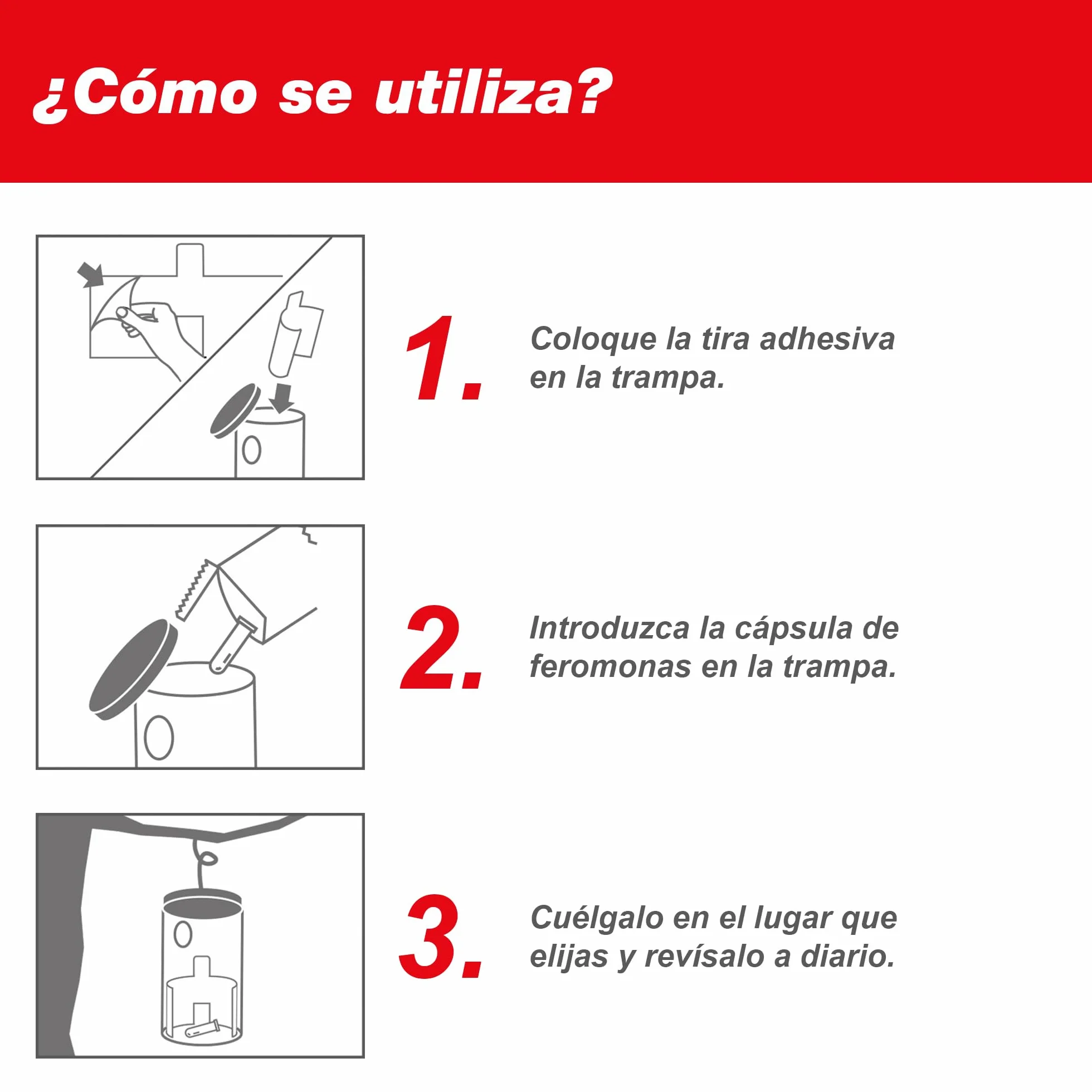 SWISSINNO Trampa para la Polilla del Boj – Control y Monitorización Eficaz – con Feromona y Cinta Adhesiva – Uso Exterior en Jardines, Setos y Arbustos – Reutilizable y Precisa