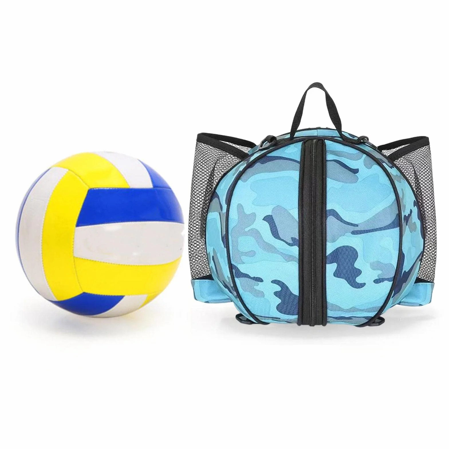 F Fityle Bolsa de Baloncesto Universal, Mochila de Almacenamiento, Correa de Hombro Ajustable
