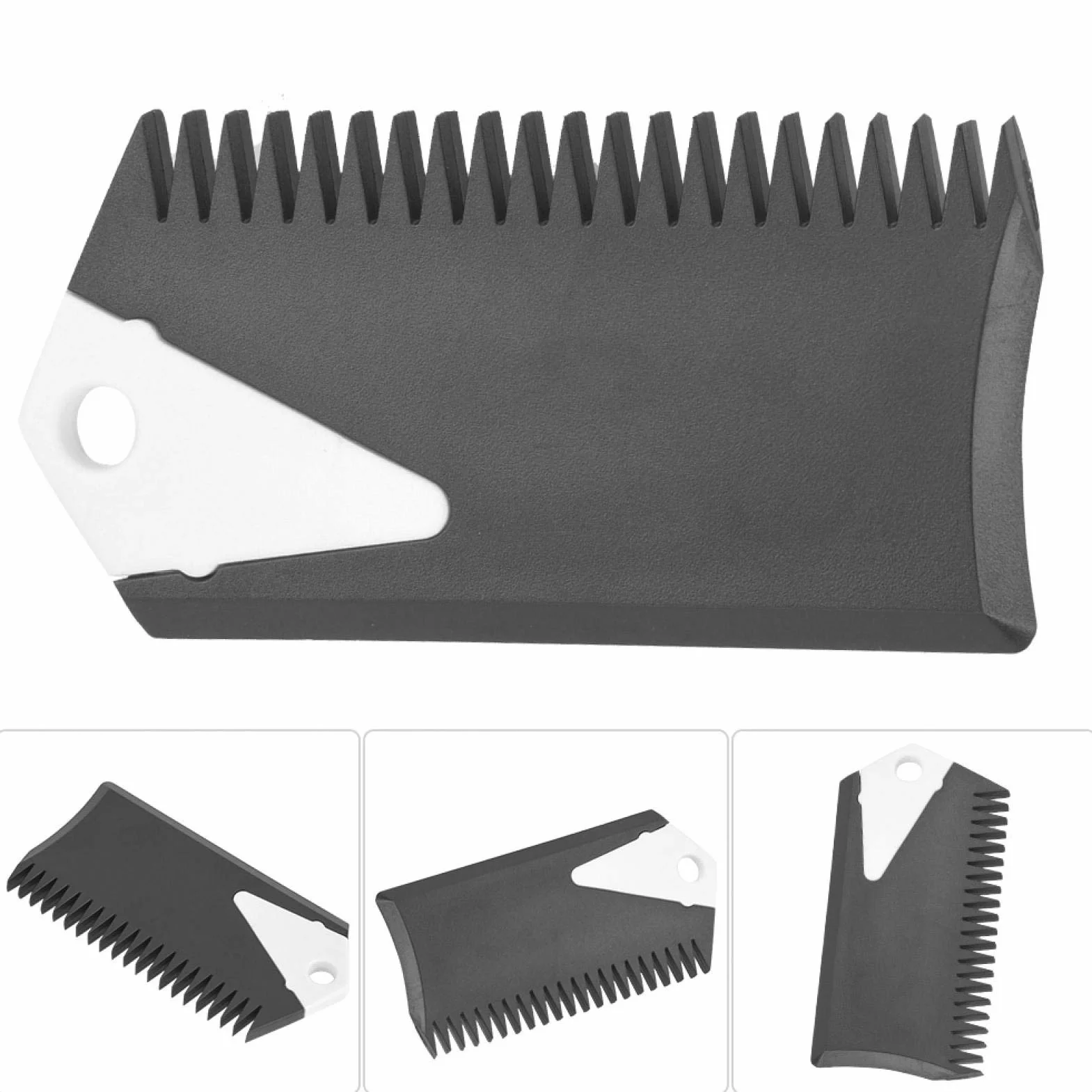 Peine para Cera Surf PVC, Peine Rascador Surf, 2 Unids Set para Tabla de Surf, Skimboard