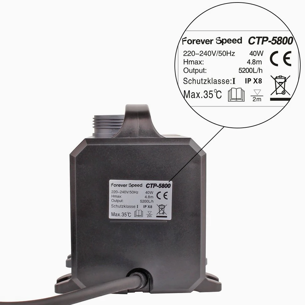 Bomba sumergible para estanque Speed Super ECO 3000-10000 l/h