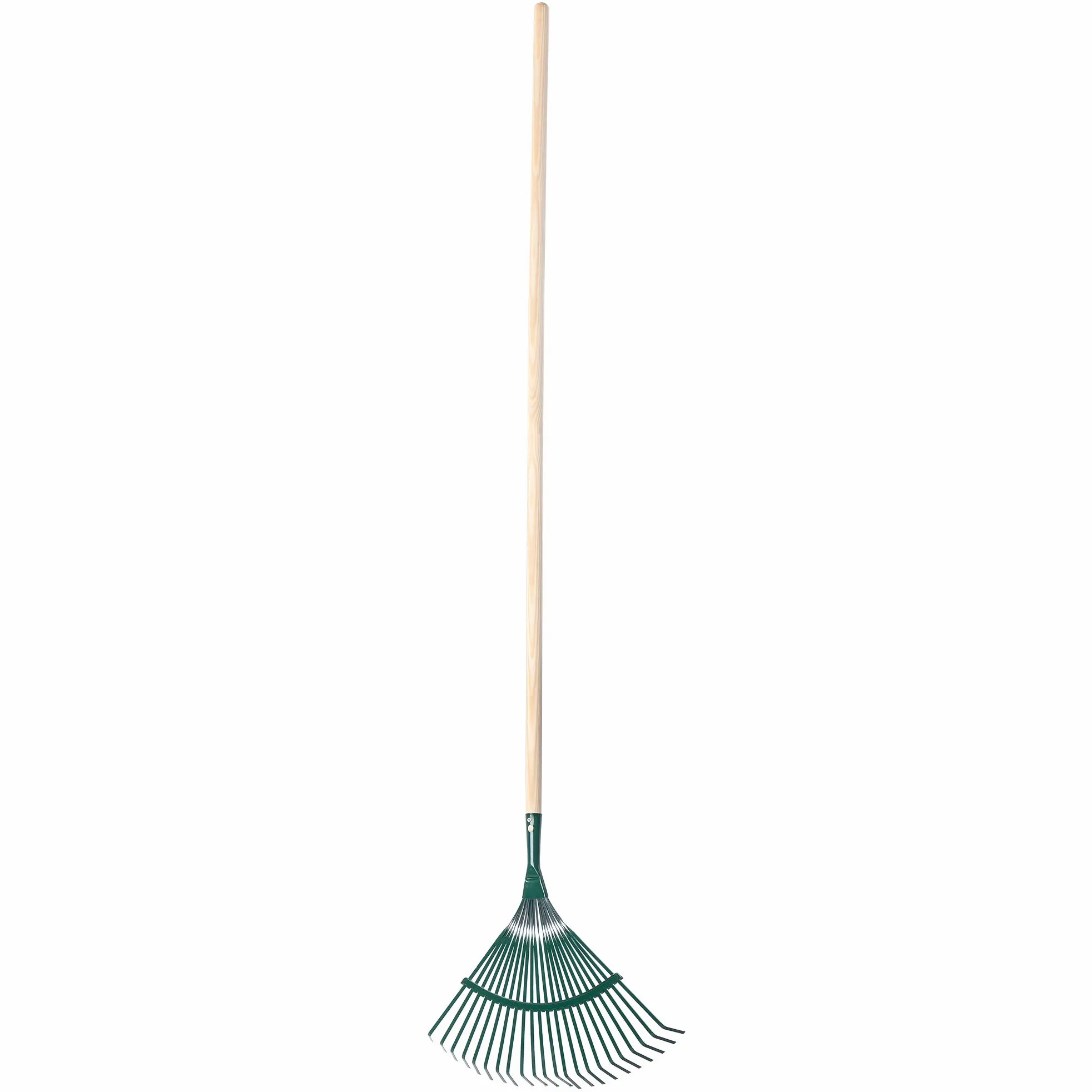 KADAX Rastrillo para Hojas, rastrillo Ajustable con Mango para jardín, césped, cómodo rastrillo de jardín, Compartimentos para Hojas, Escoba para Hojas, (Cinta)