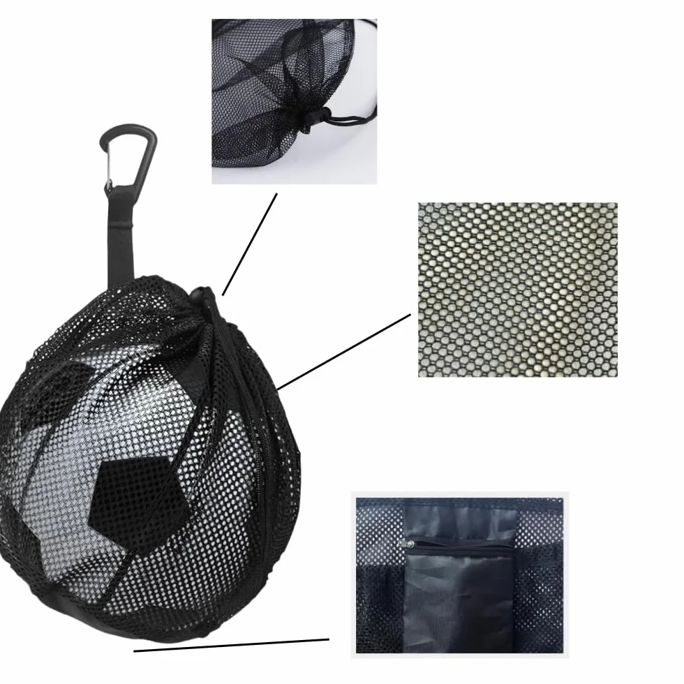 Bolsa de Baloncesto con Cordón, Mochila Portátil Red para Pelotas