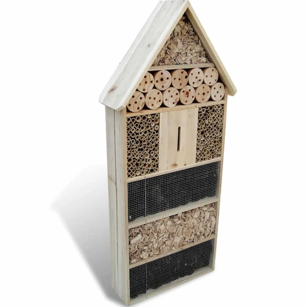 Genérico Hotel de Insectos XXL 45,5 x 15 x 99 cm,Casa y jardín,Decoración,Jaulas para pájaros y Animales,Refugios para mariposas-41294