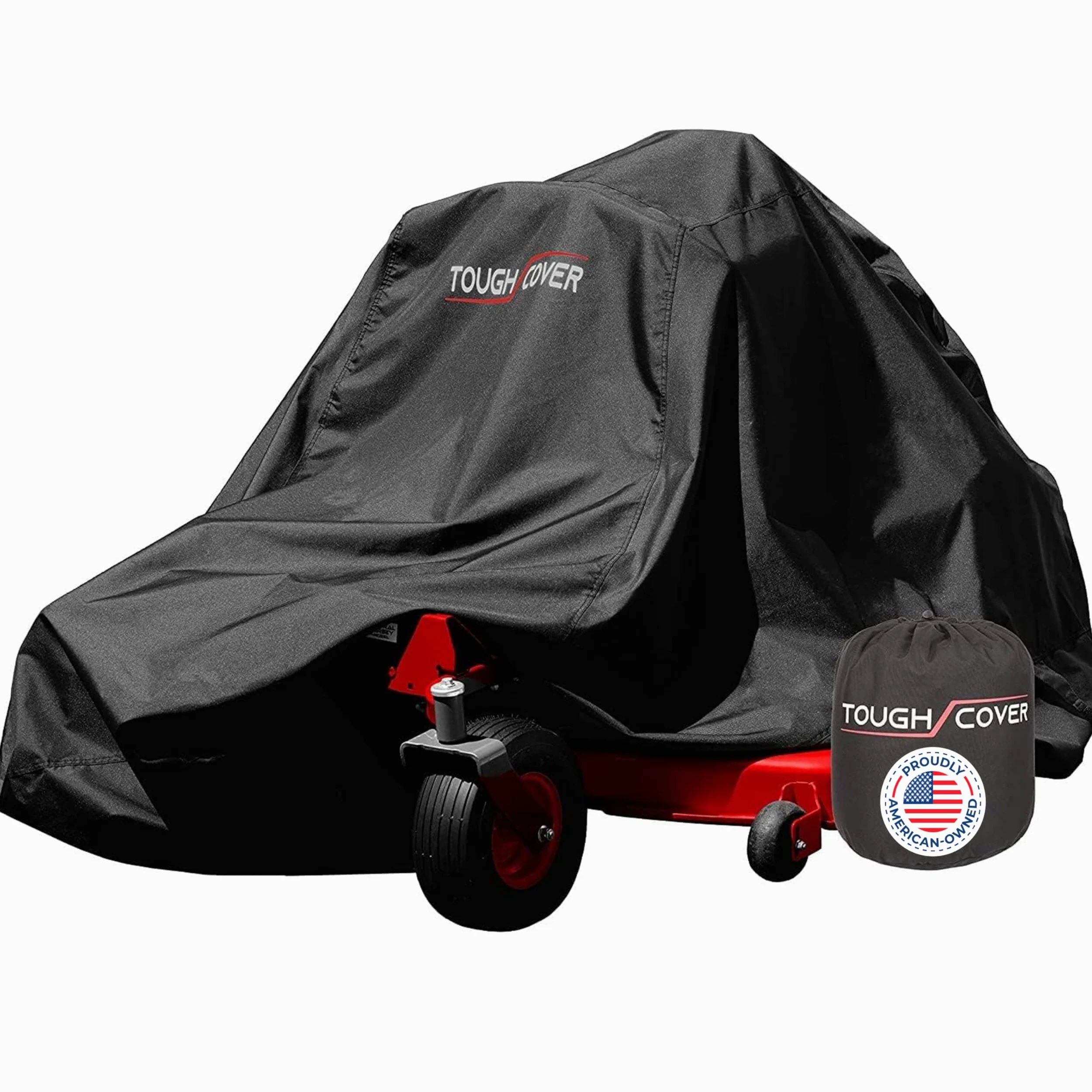 Tough Cover Extreme Edition - Cubierta para cortacésped de giro cero resistente, tela de grado marino 600D, ajuste universal, protege contra el agua, los rayos UV, el polvo, la suciedad y el viento
