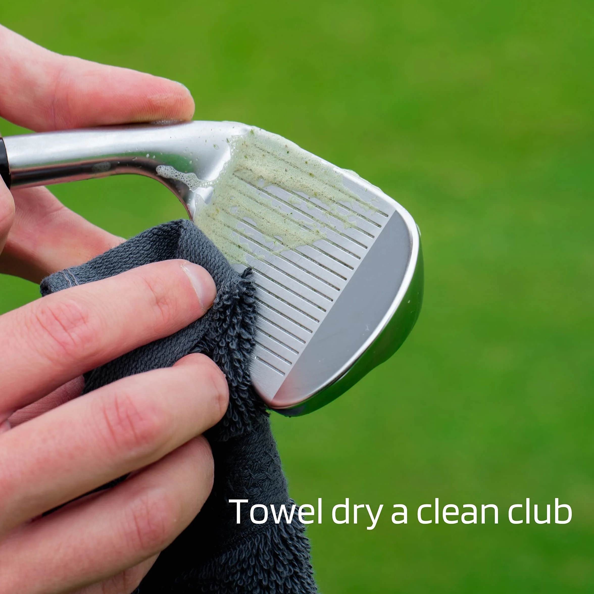 Impact Detect Club Clean Limpiador de Palos de Golf Espuma y Cepillo