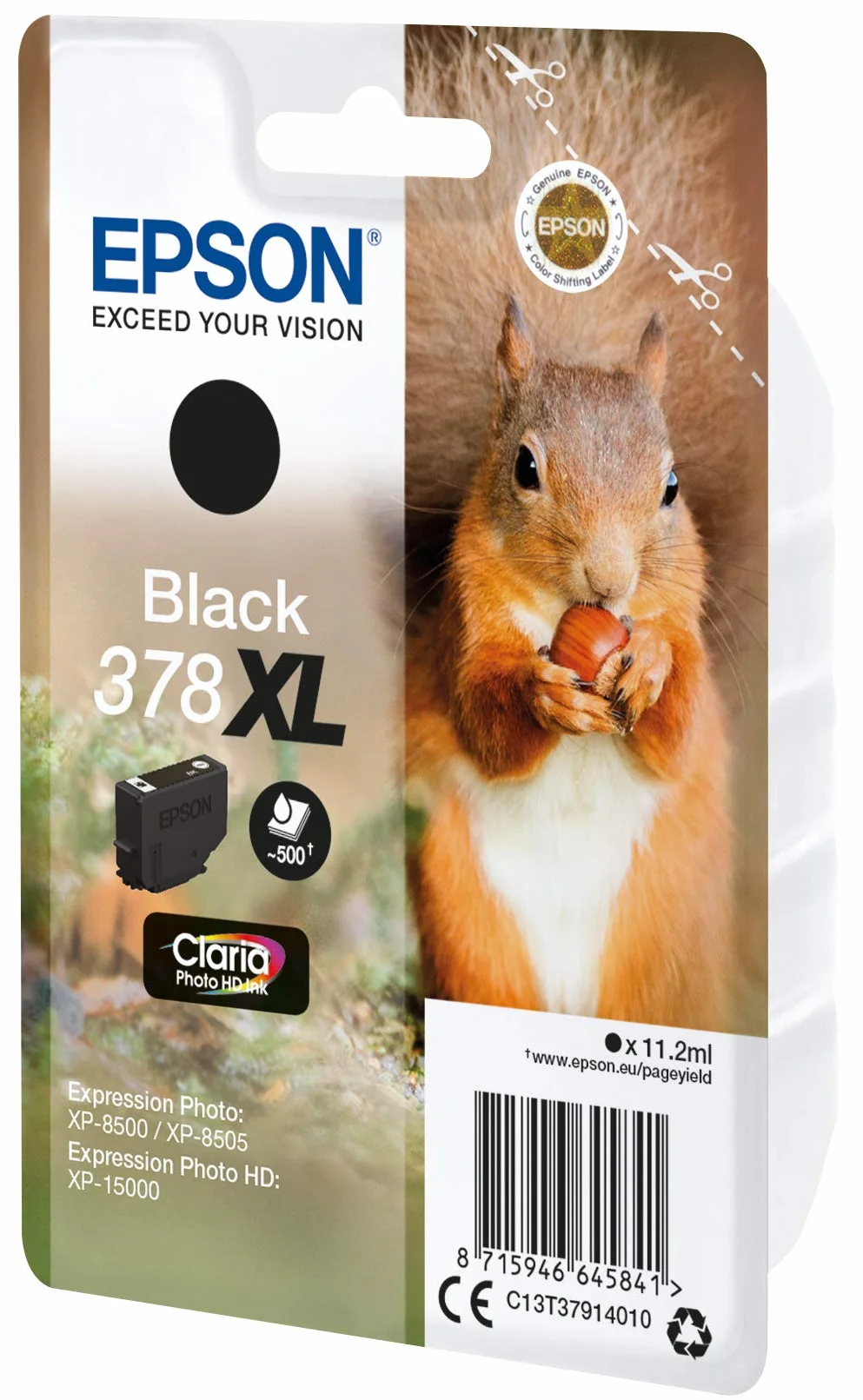 Epson 378XL Claria Photo HD Ink Cartridge for Expression Photo HD XP-15000