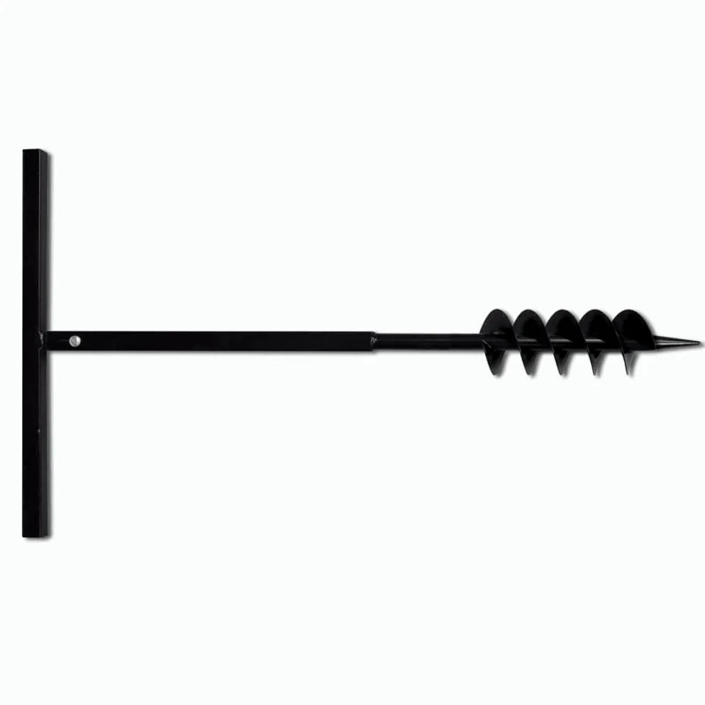 INLIFE 270519 - Broca para tierra con mango (100 mm, tubo de extensión de 5 m, 8,55 kg)