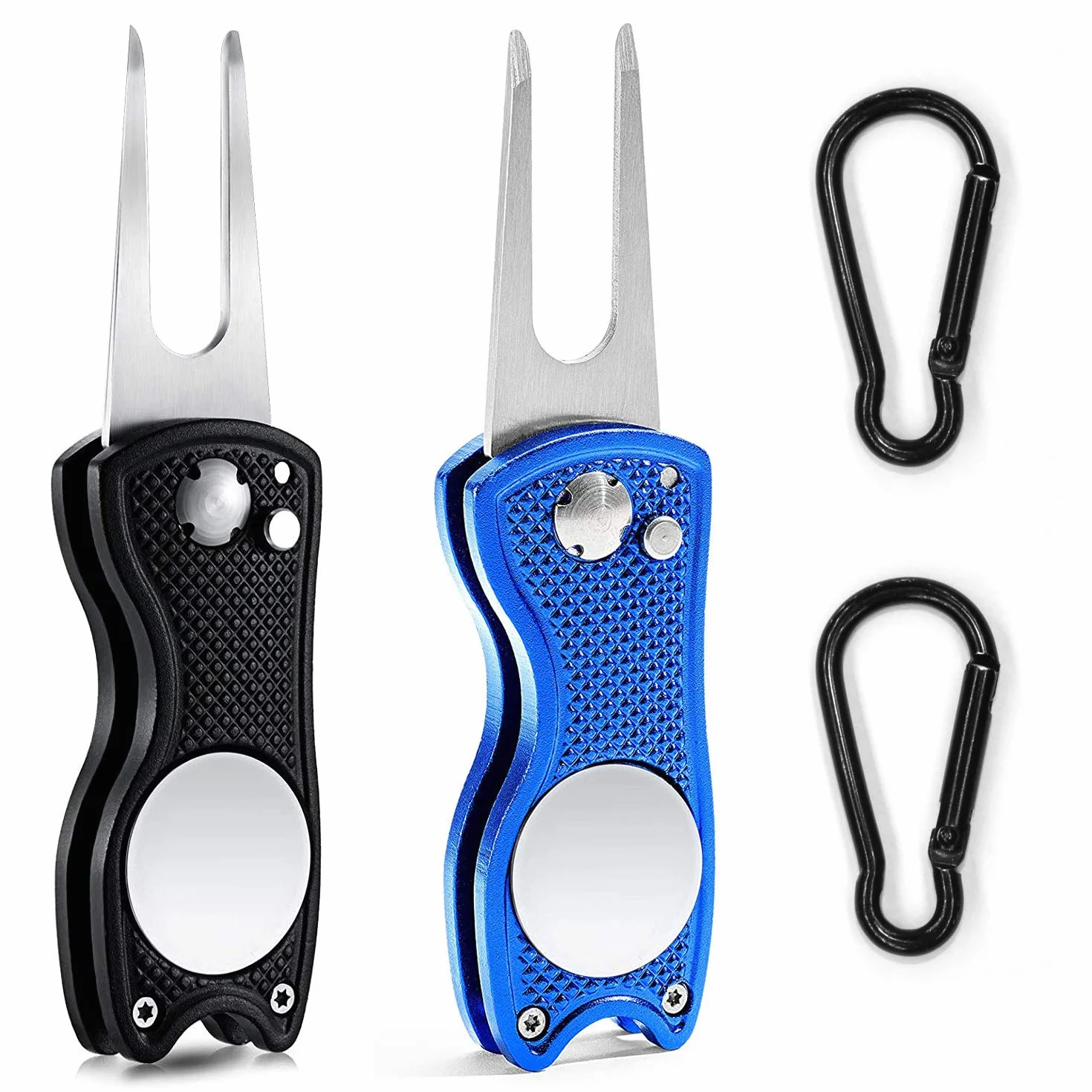 Pitch Fork Golf Arreglapiques Herramienta de reparación Resistente Estable Accesorio para Golf