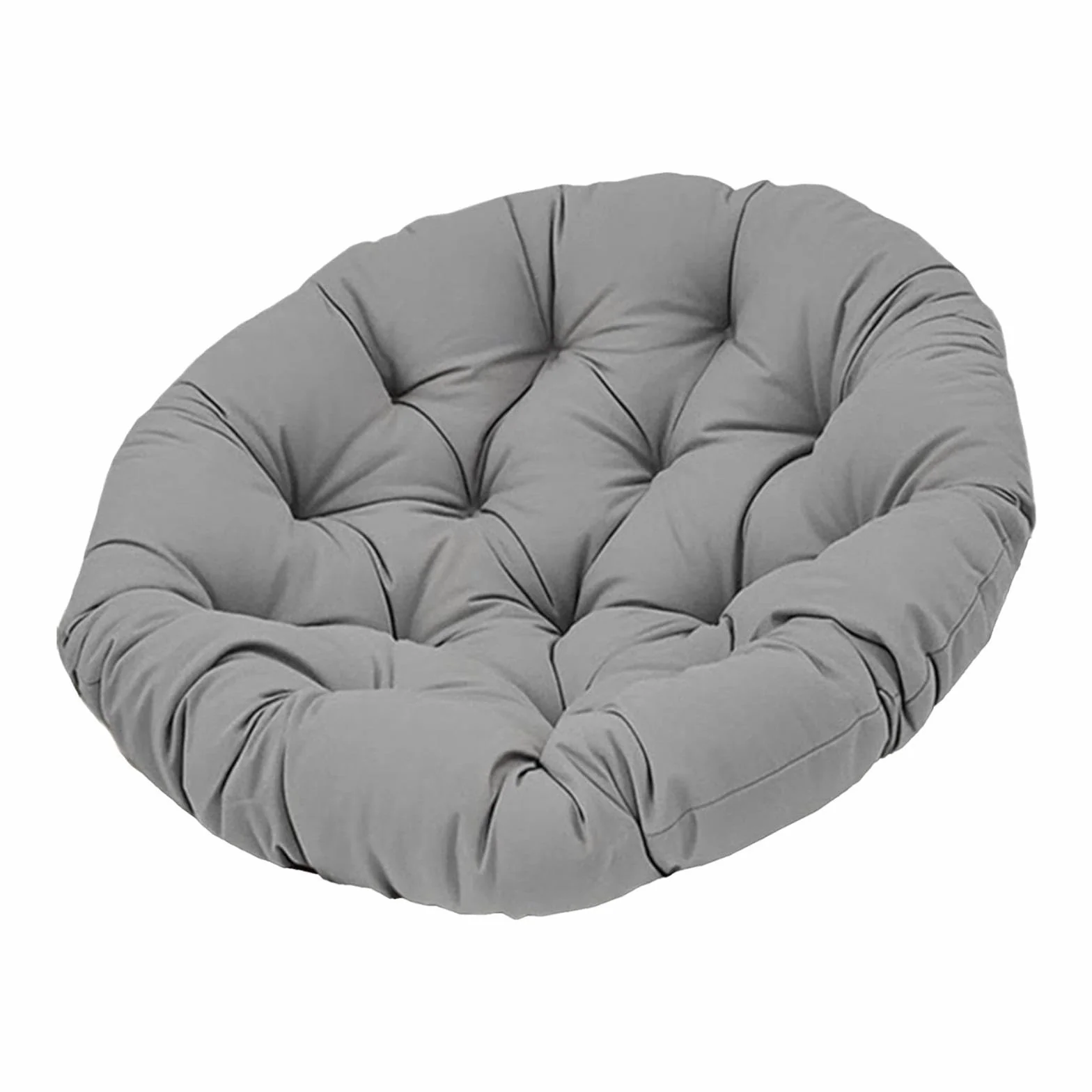 Cojín para Silla Colgante, cojín para Asiento de Exterior, para Silla Columpio Multiusos para Interior y Exterior, Gris