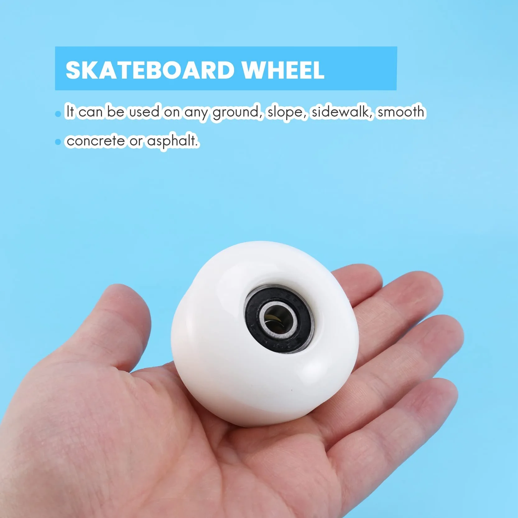 Ruedas de Skate 52x30 mm con Rodamientos Juego de 4