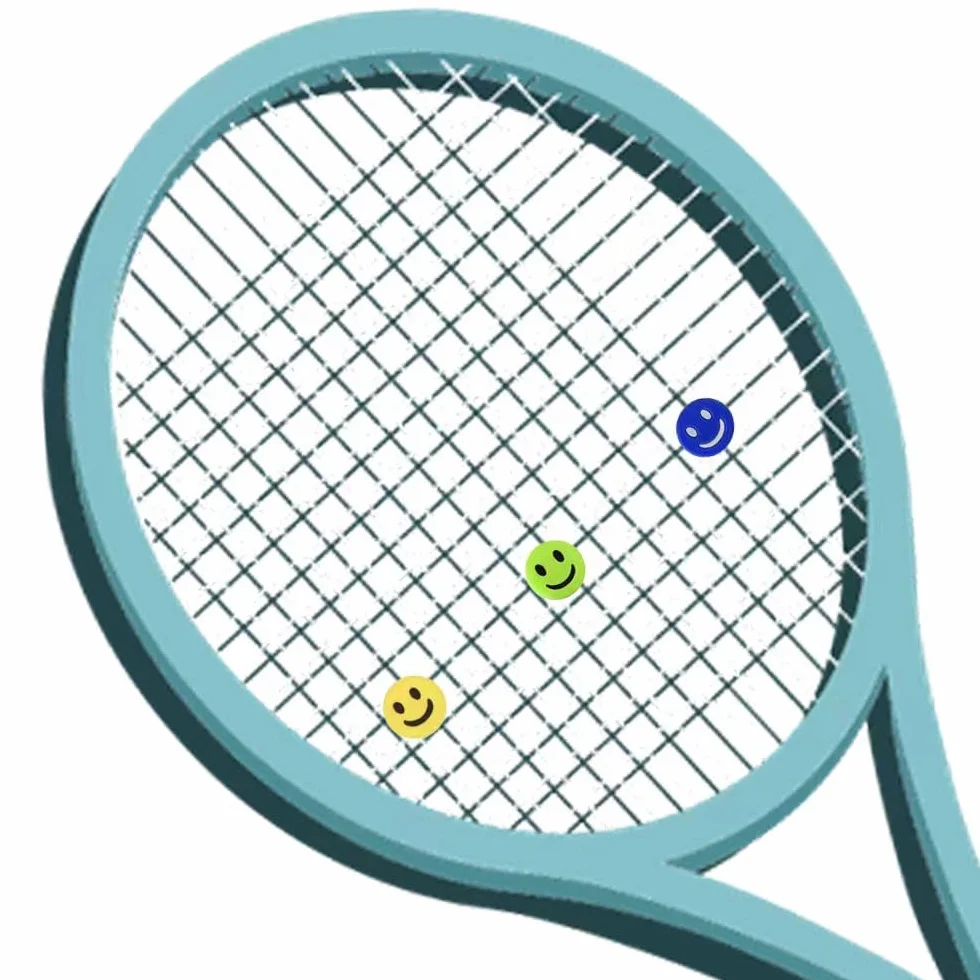 FYACCD Amortiguador Raqueta Tenis 3 Piezas Silicona para Bádminton Accesorios