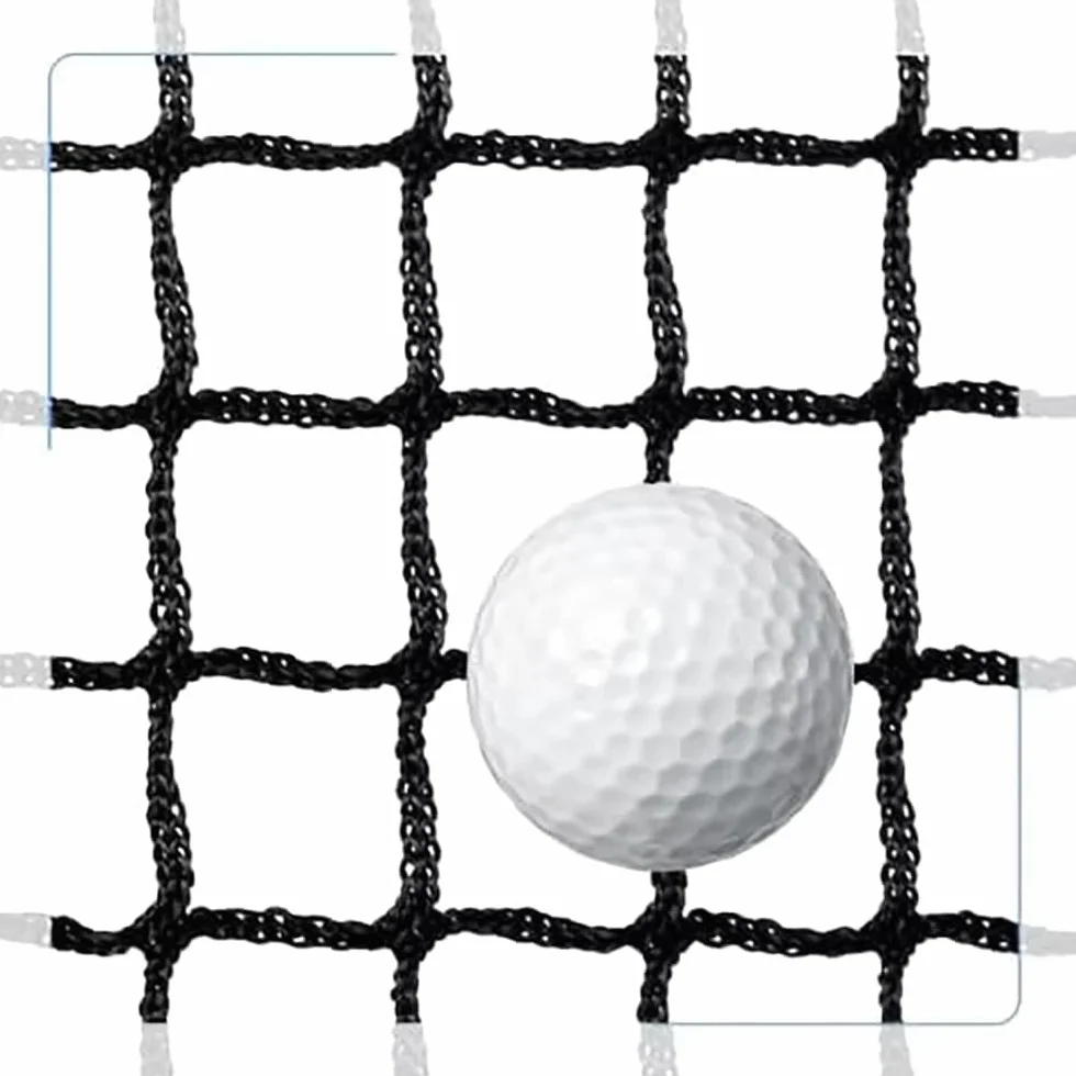 NEWFUN Red de Golf 3x3M Poliéster Negro Portátil Entrenamiento para Jardín Exterior
