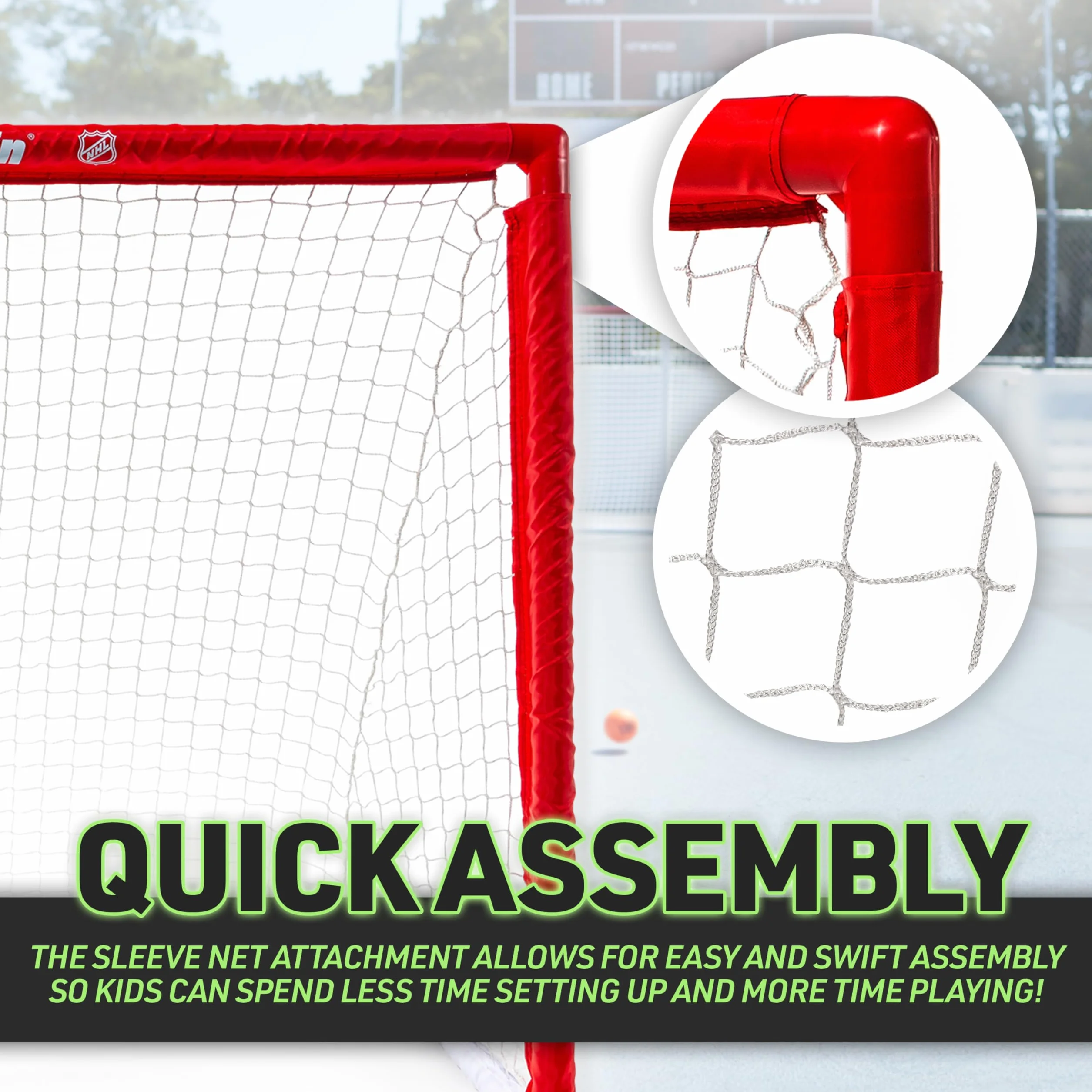 Franklin Sports NHL bramka hokejowa dla dzieci 117 cm PVC przenośna
