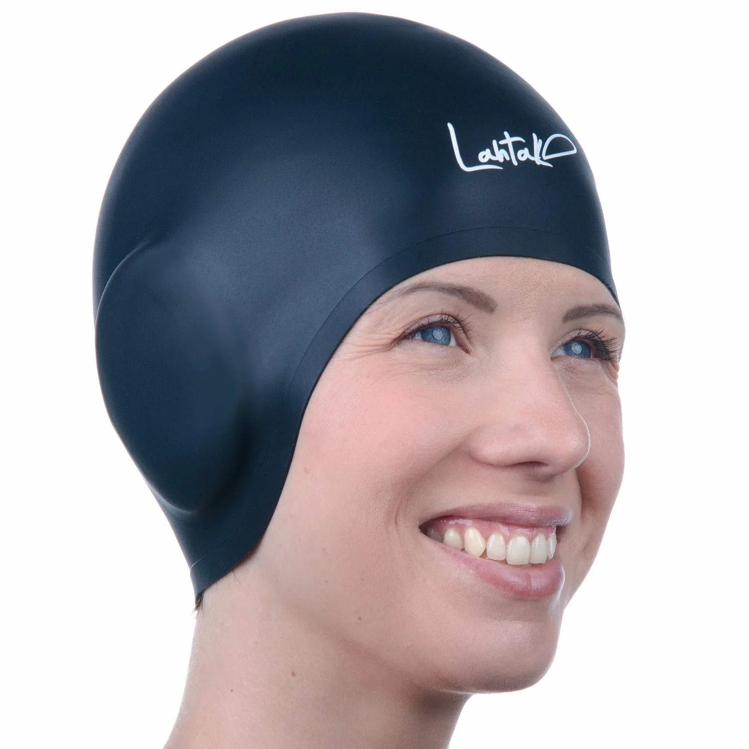 Gorro de Natación 3D de Silicona Impermeable para Mujer, Hombre, Niños y Adultos