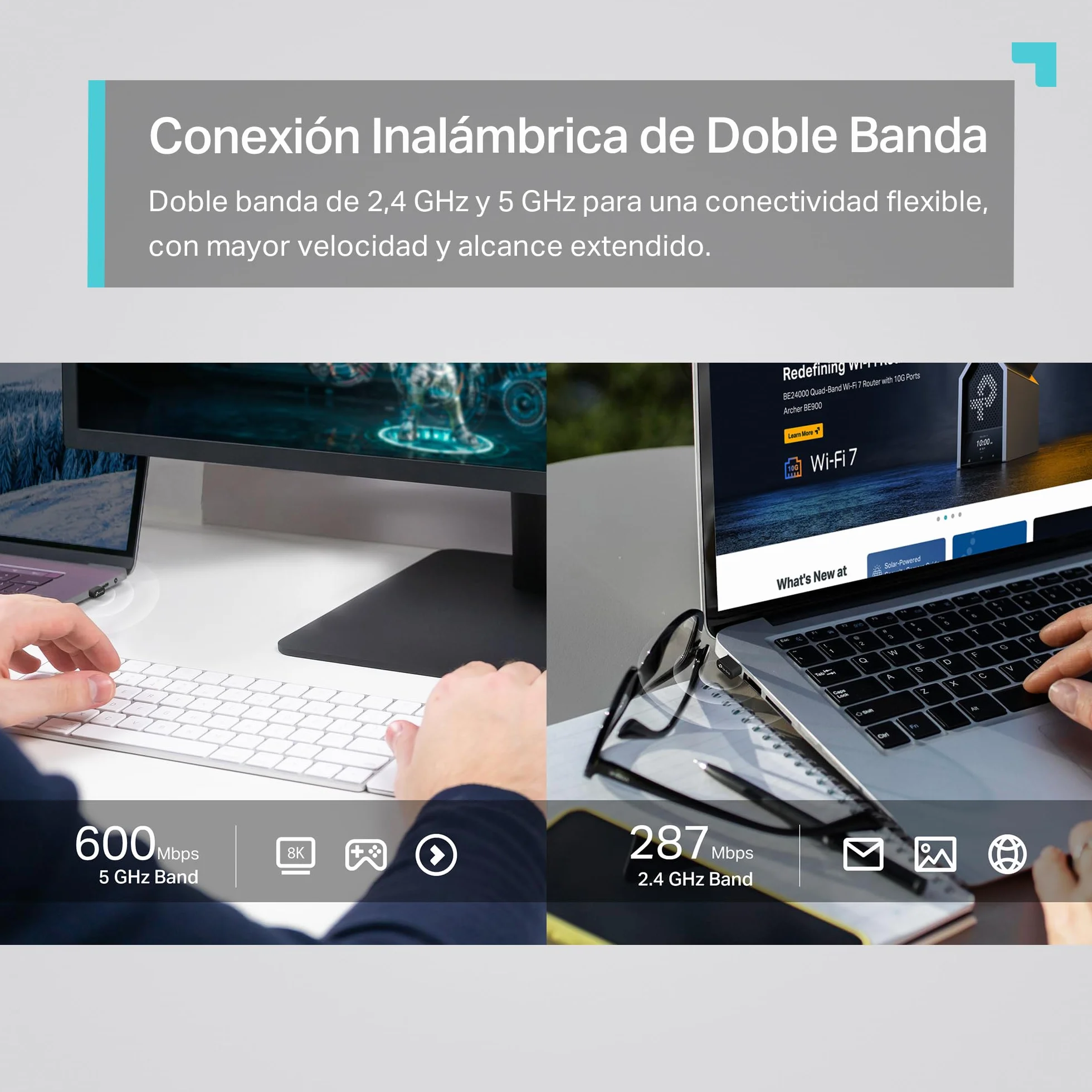 TP-Link Archer TX10UB Nano WiFi Bluetooth Adaptador PC, Wi-Fi 6 AX900 Dual Band WLAN Stick, Bluetooth 5.3, Nano tamaño, WPA3, MU-MIMO